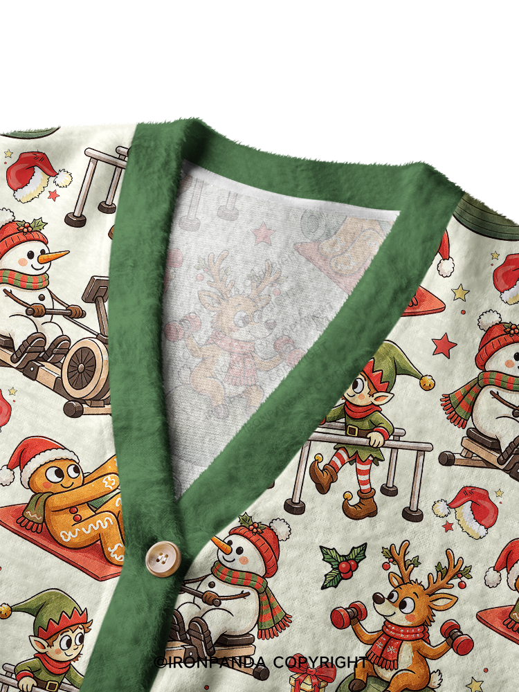 Physical Therapy Christmas Ugly Cardigan Sweater