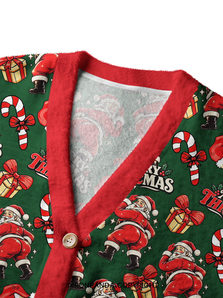 Merry Thiccmas Ugly Cardigan Sweater