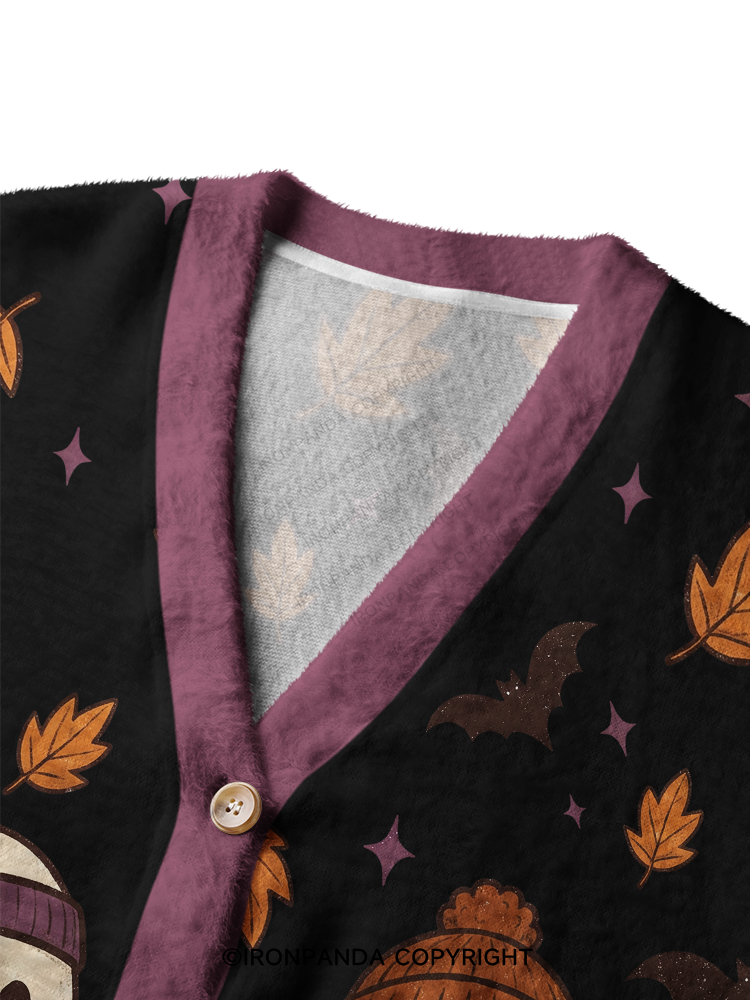 Cute Cat Lifting Ugly Cardigan Sweater（副本）