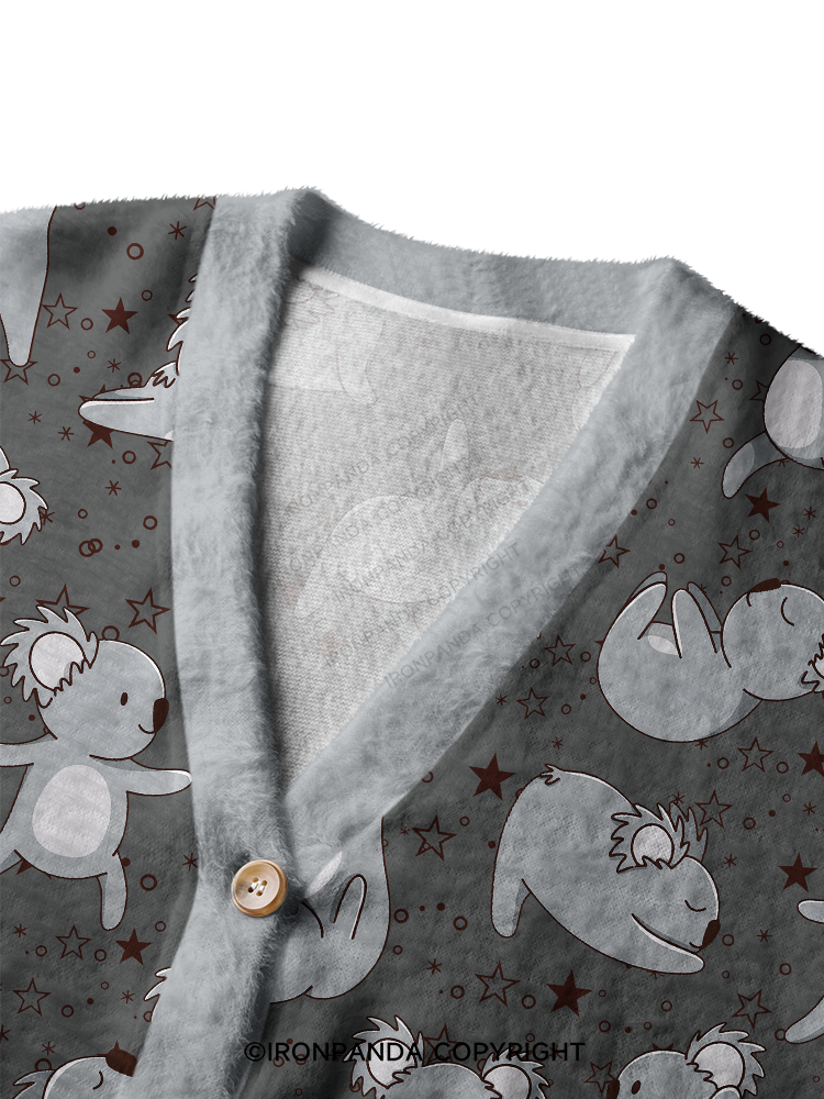 YOGA KOALAS Ugly Cardigan Sweater