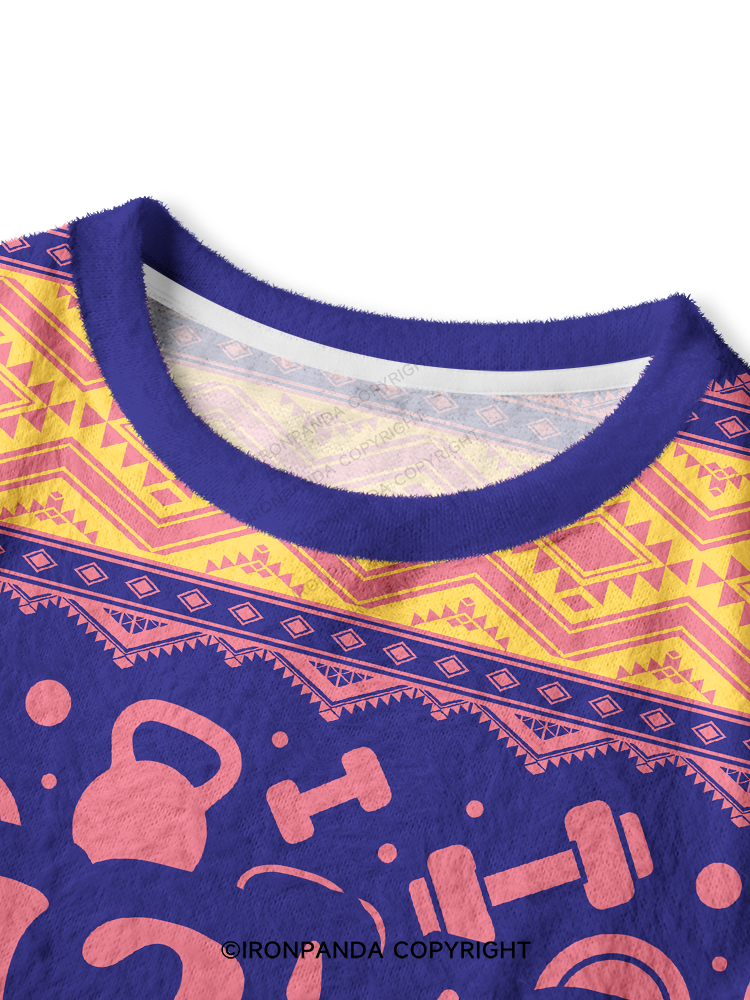 HAVE THE DAY YOU DESERVE Crop Ugly Sweater