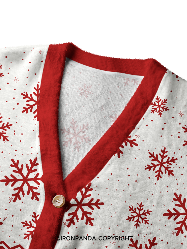 STRENGTH TRAINING CHRISTMAS SNOWFLAKE Ugly Cardigan Sweater