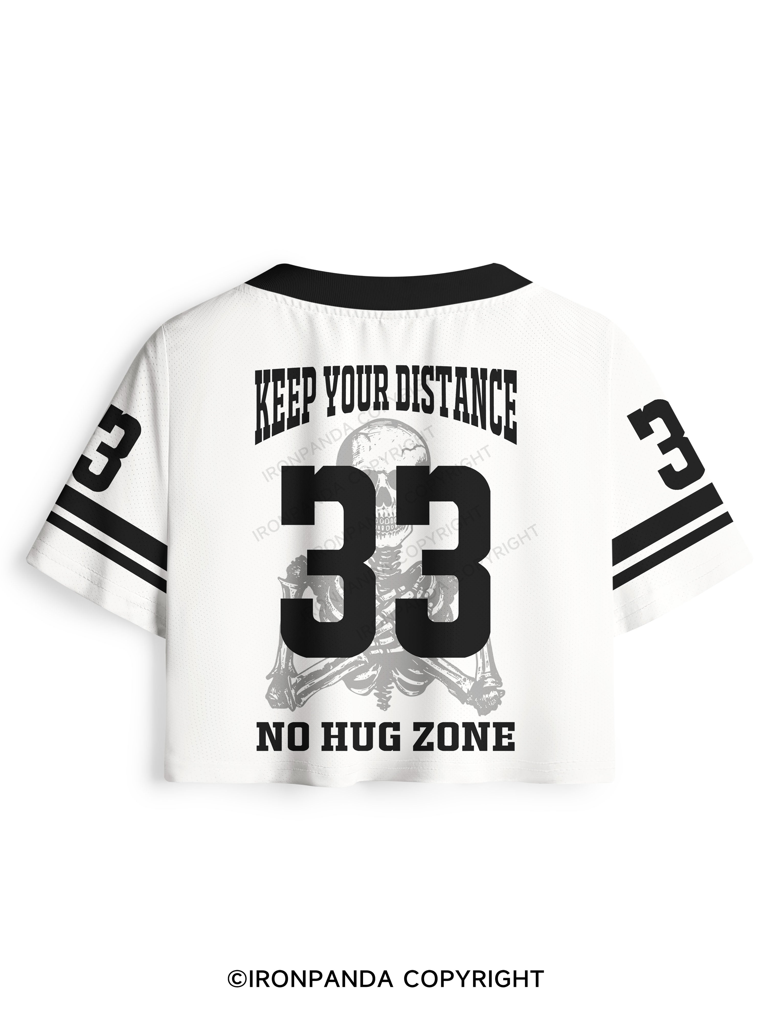 Free Hugs Just Kidding Don't Touch Me Skeleton Pro Mesh Jersey