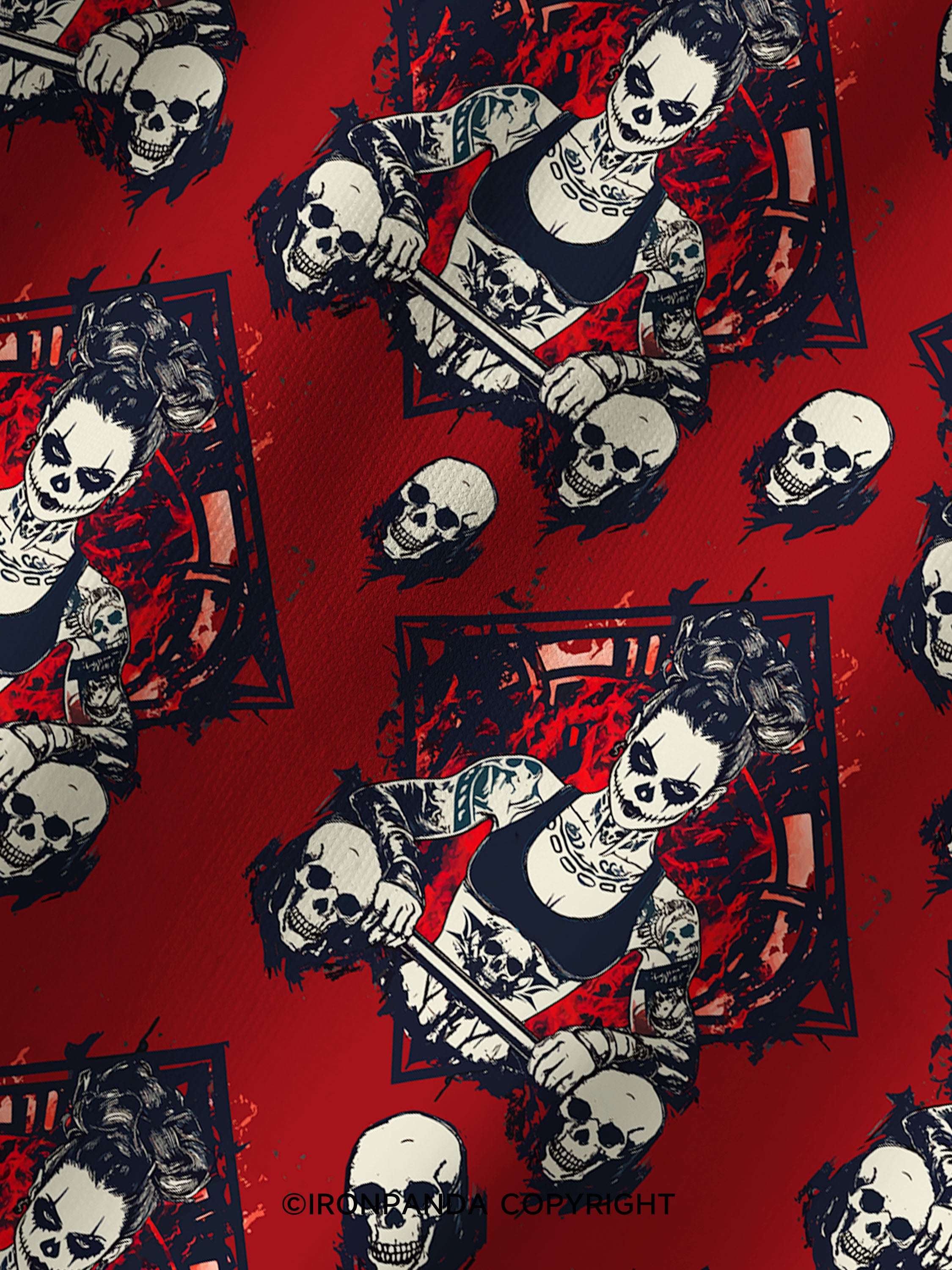HEAVY LIFTS, DARK VIBES Printed Yoga Shorts