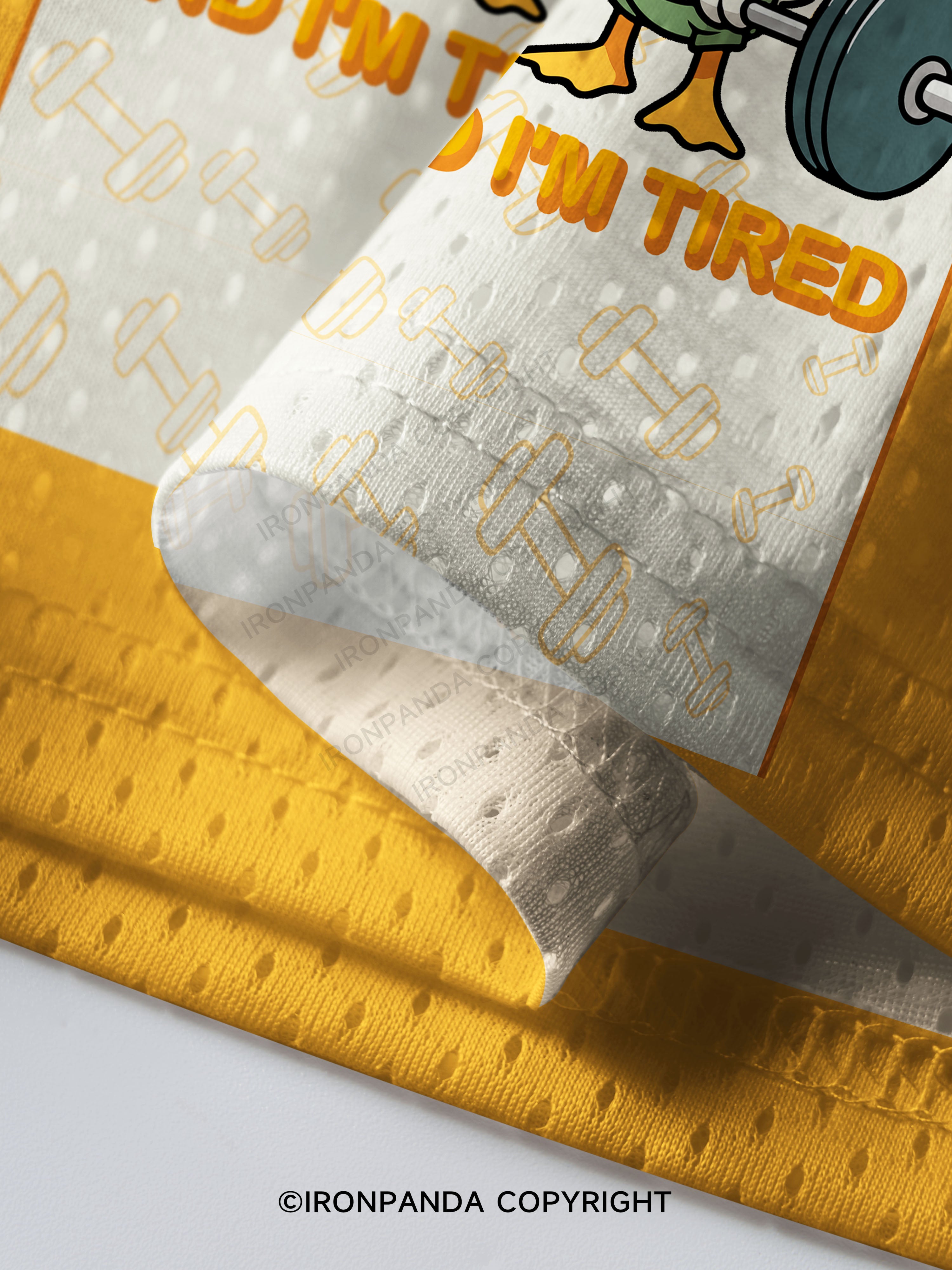 everything hurt and i am tired duck Mesh Jersey
