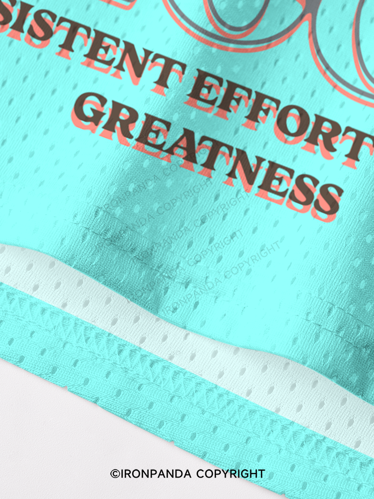 PERFECTION IS THE ENEMY OF PROGRESS Mesh Tank Top