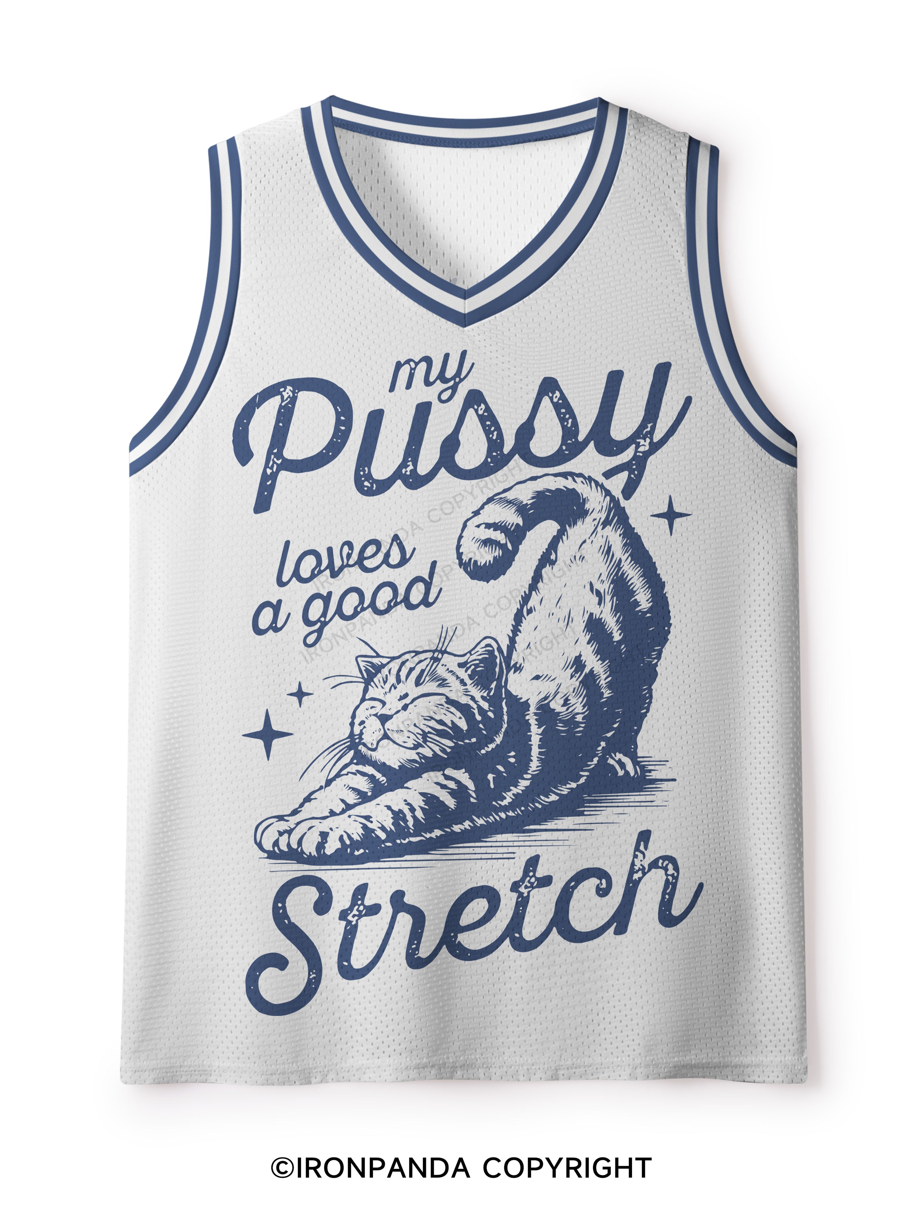 My Pussy Loves a Good Stretch Mesh Tank Top