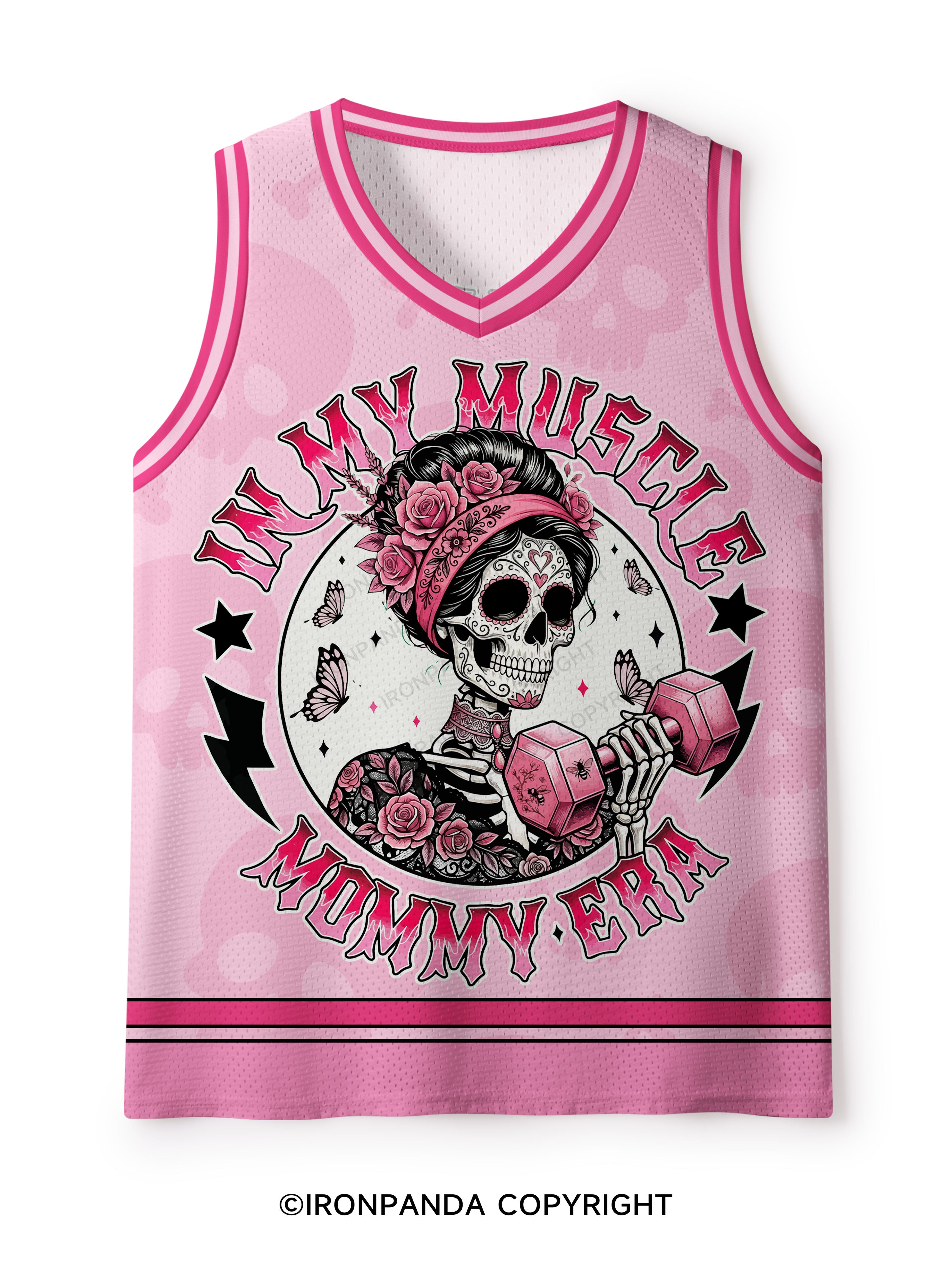 In my muscle mommy era Mesh Tank Top