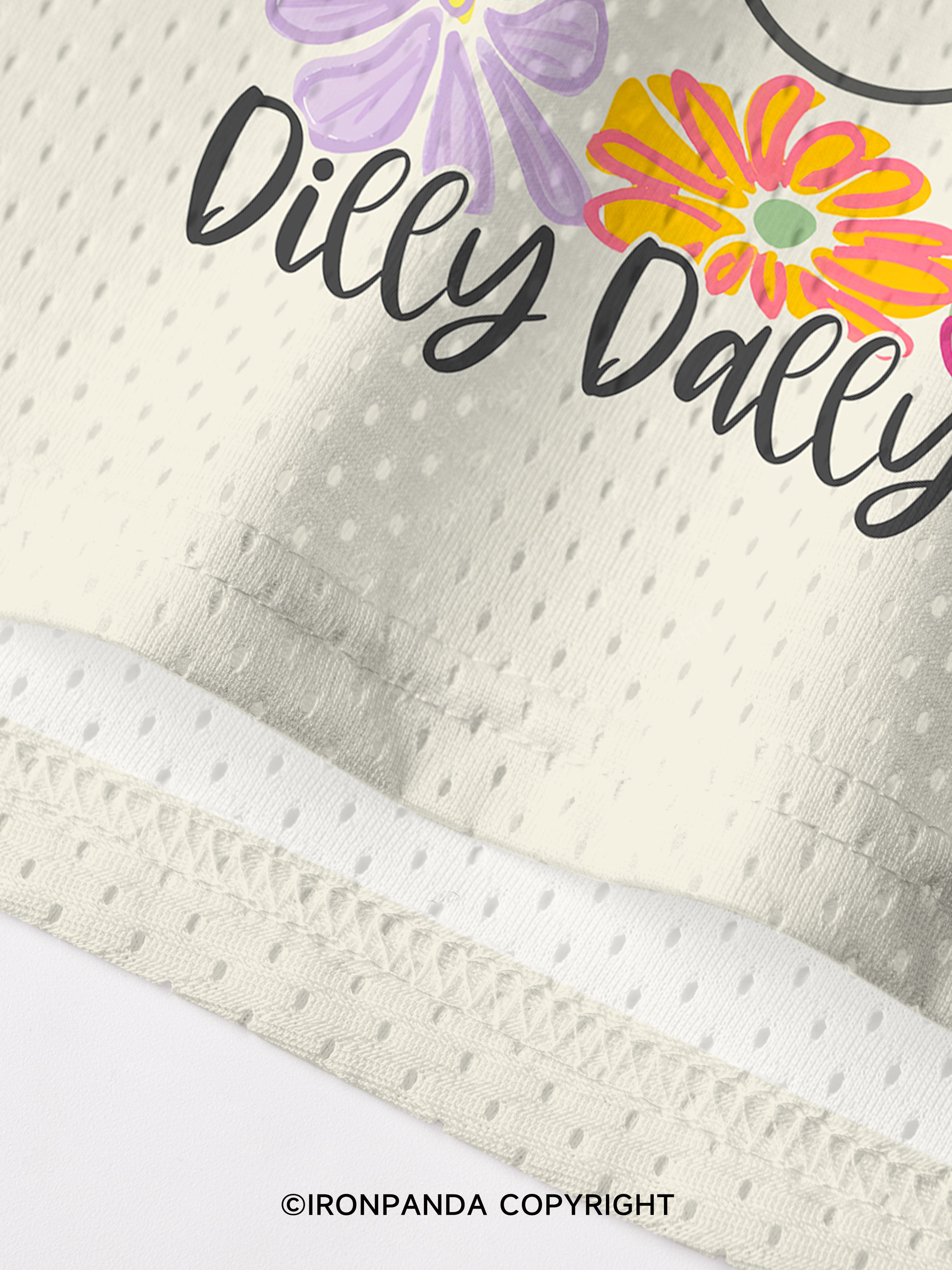 Sorry I'm late I was dilly dallying Mesh Tank Top