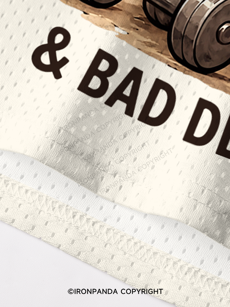 POWERED BY CAFFEINE & BAD DECISIONS RACCOON Mesh Tank Top
