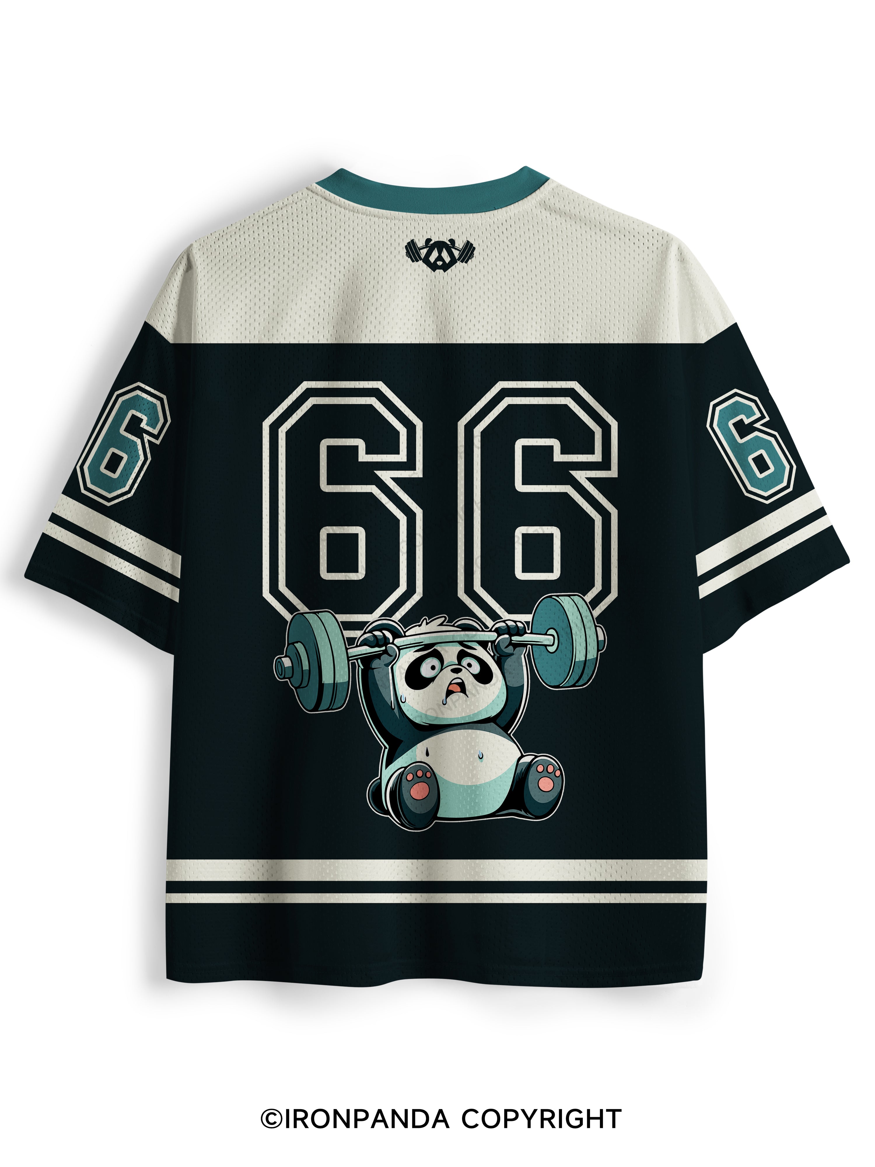 sweat is just fat Weightlifting Panda Mesh Jersey