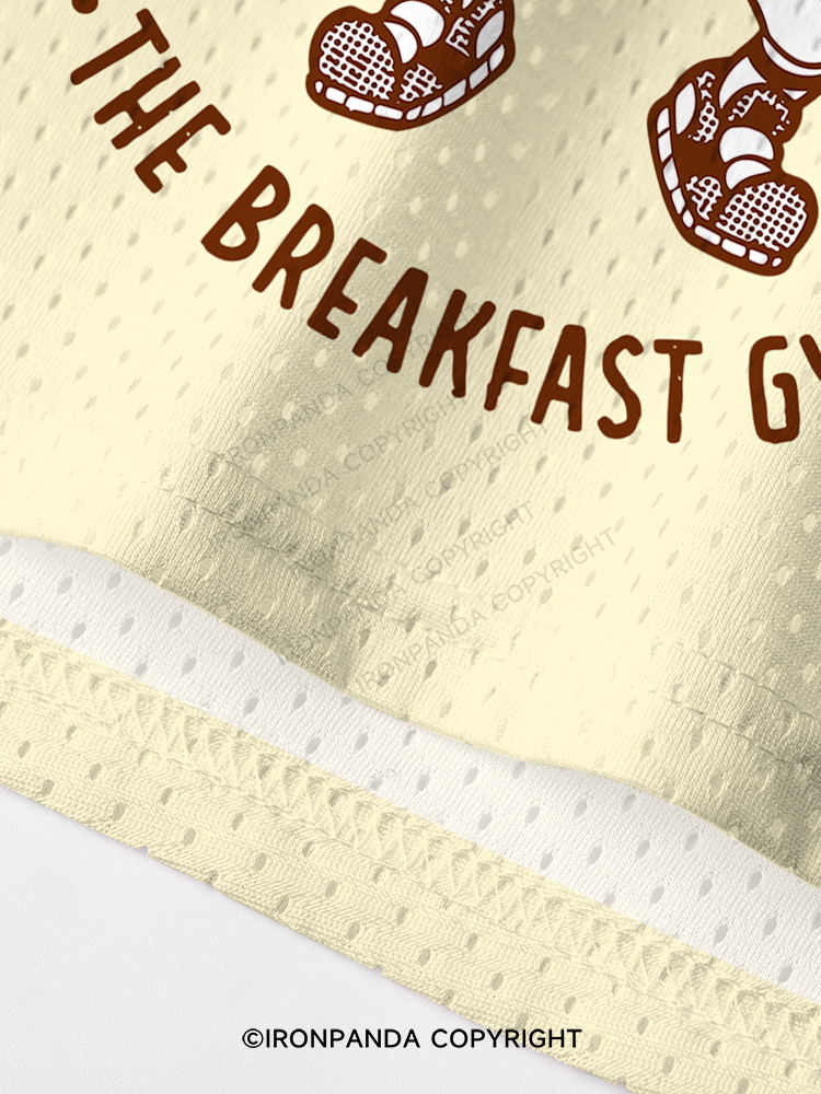 STRONG COFFEE THE BREAKFAST GYM Mesh Tank Top