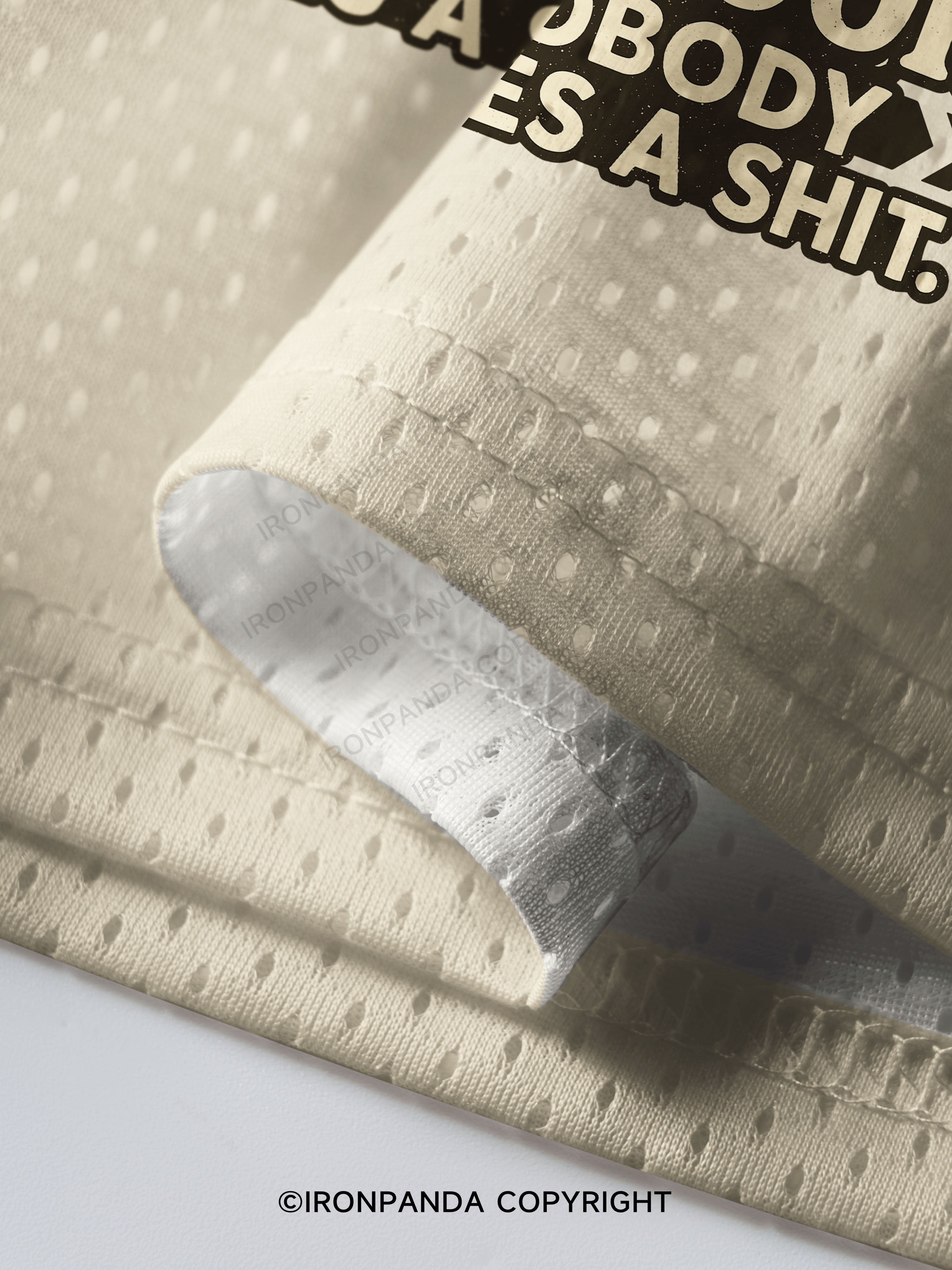 OH, LOOK! NOBODY GIVES A SHIT Mesh Jersey