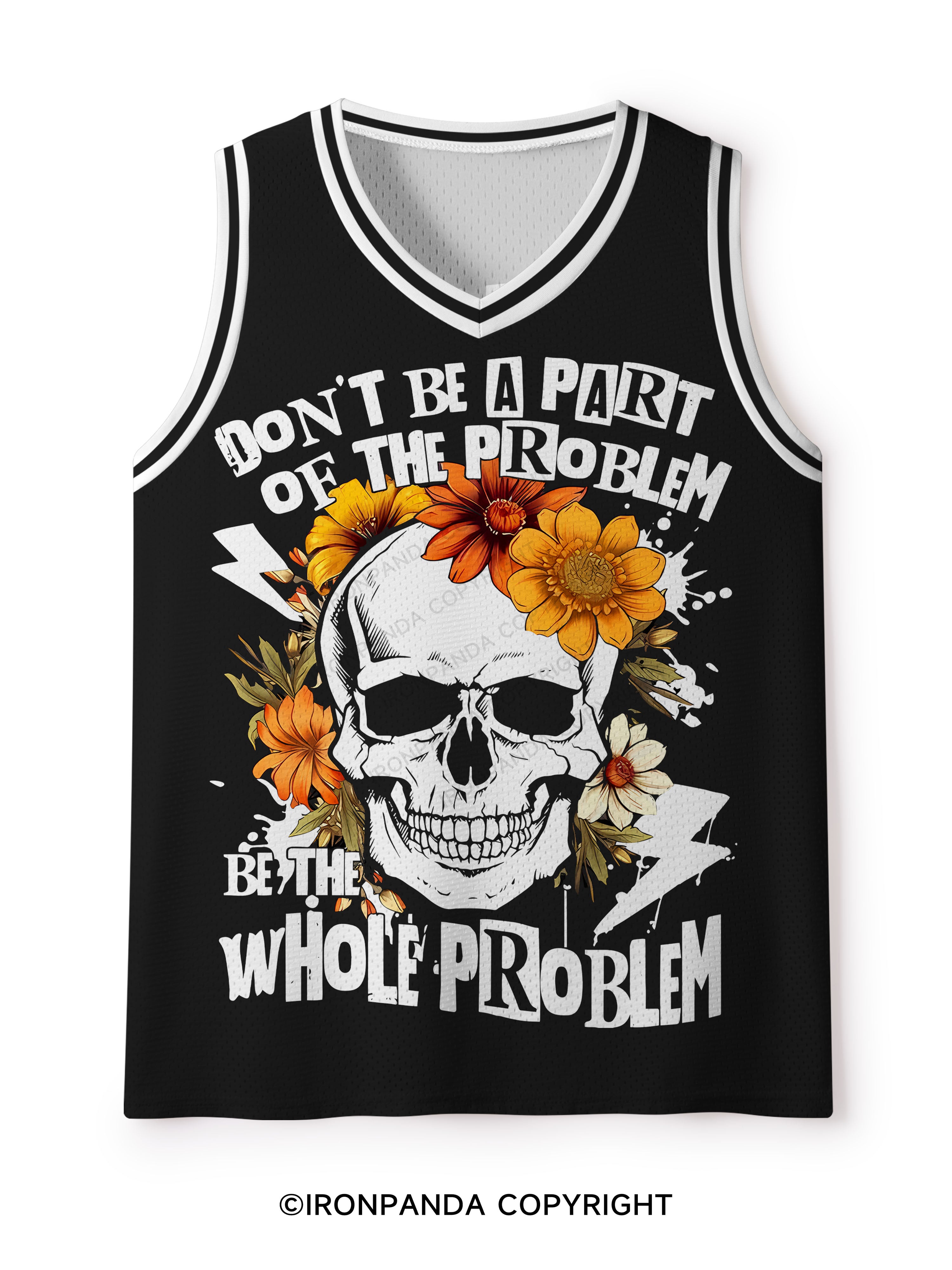 Don't be a part of the problem, be the whole problem Mesh Tank Top