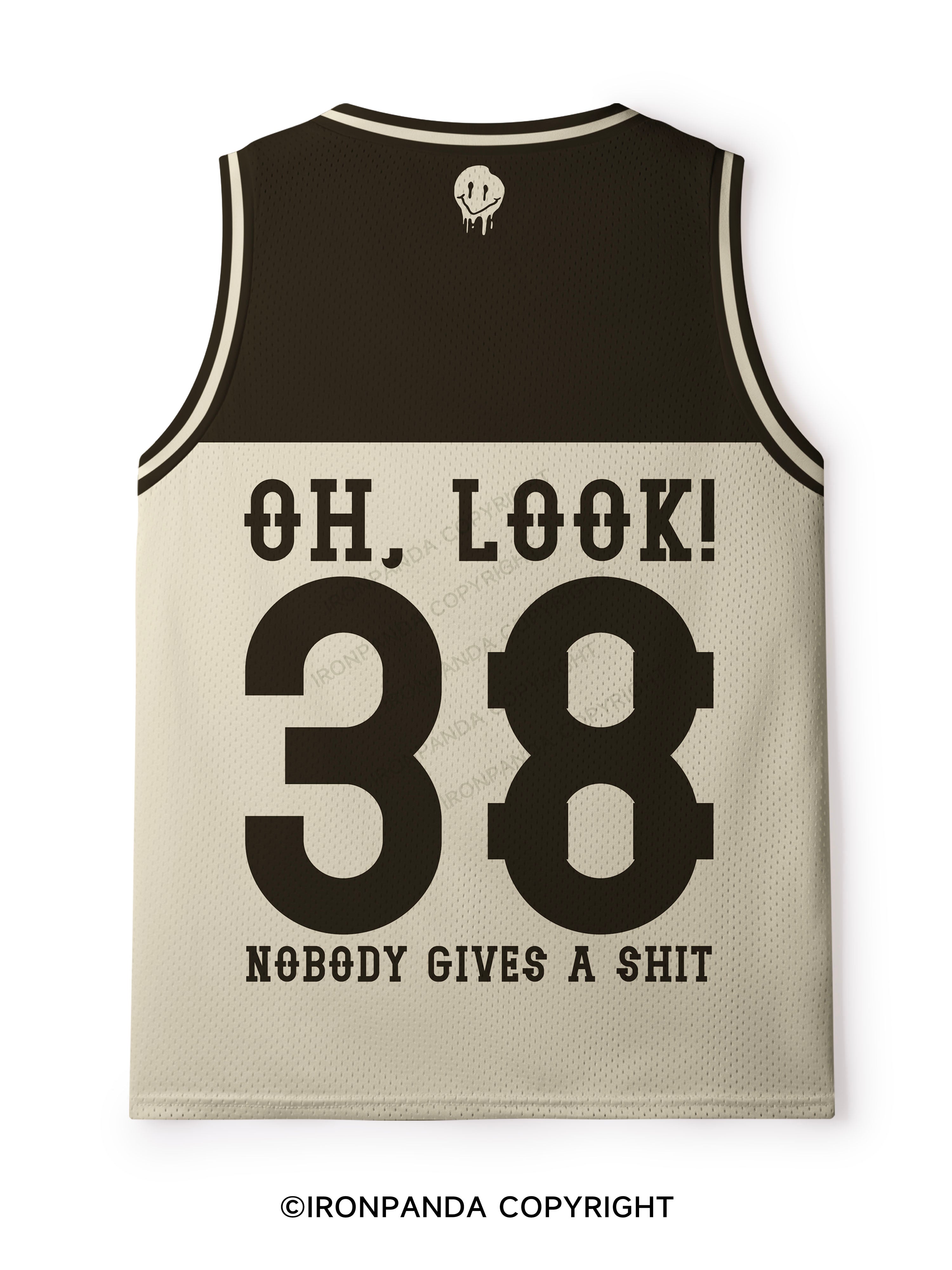 OH, LOOK! NOBODY GIVES A SHIT Mesh Tank Top