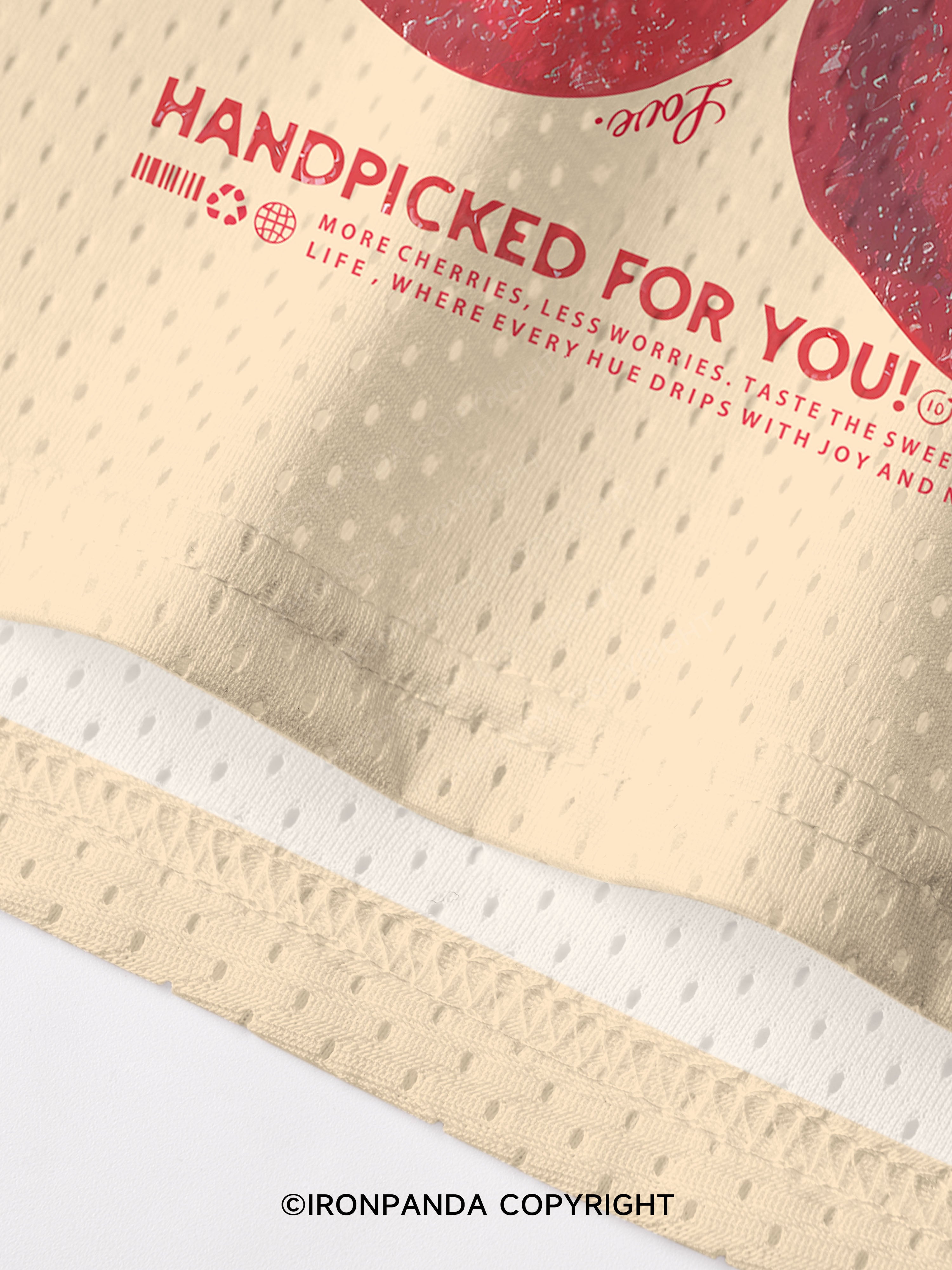 Cherry Infusion Mesh Tank Top