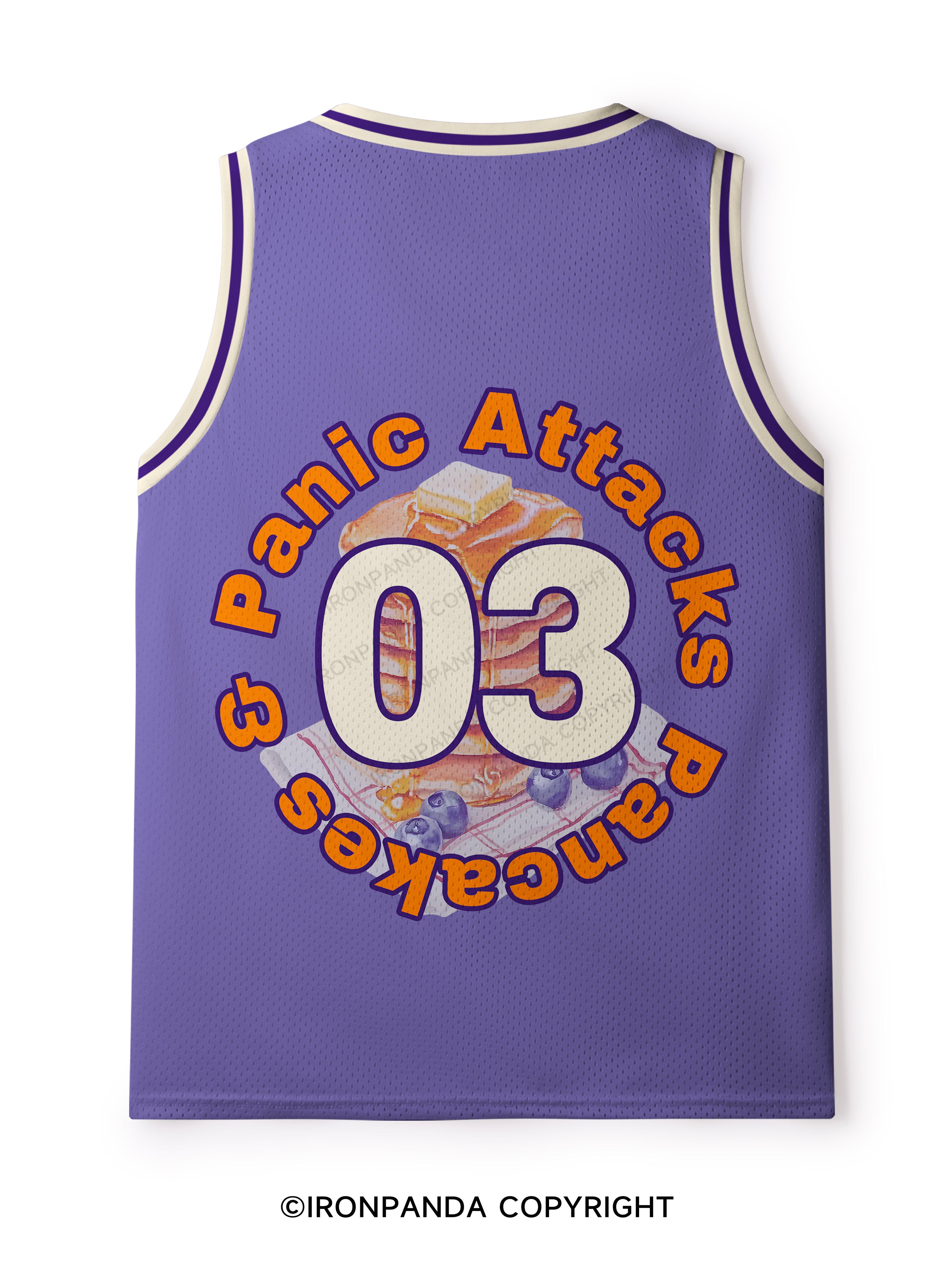 Pancakes & Panic Attacks Mesh Tank Top