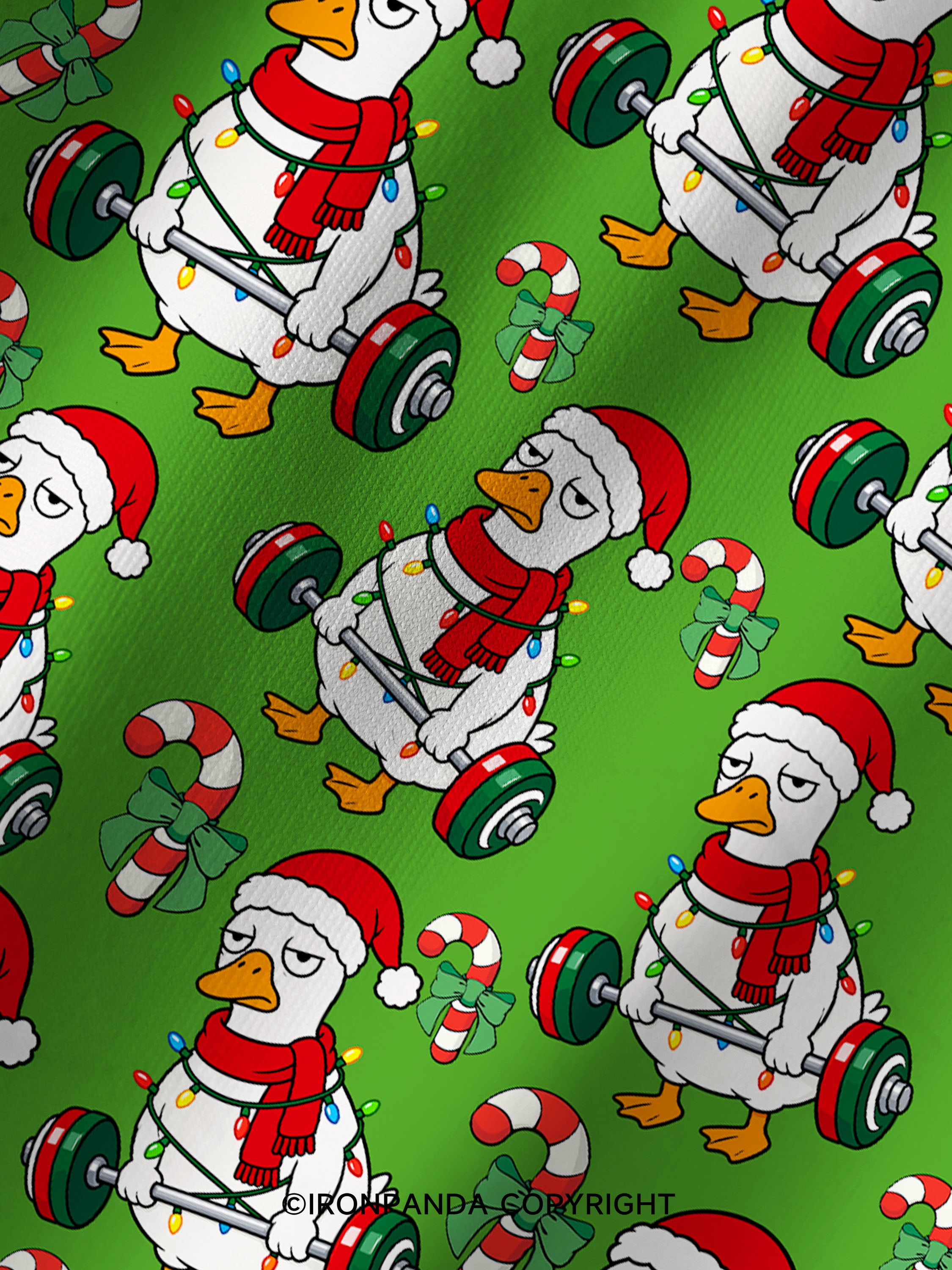 JUST GONNAJINGLE A BITI'M TIRED Printed Yoga Shorts