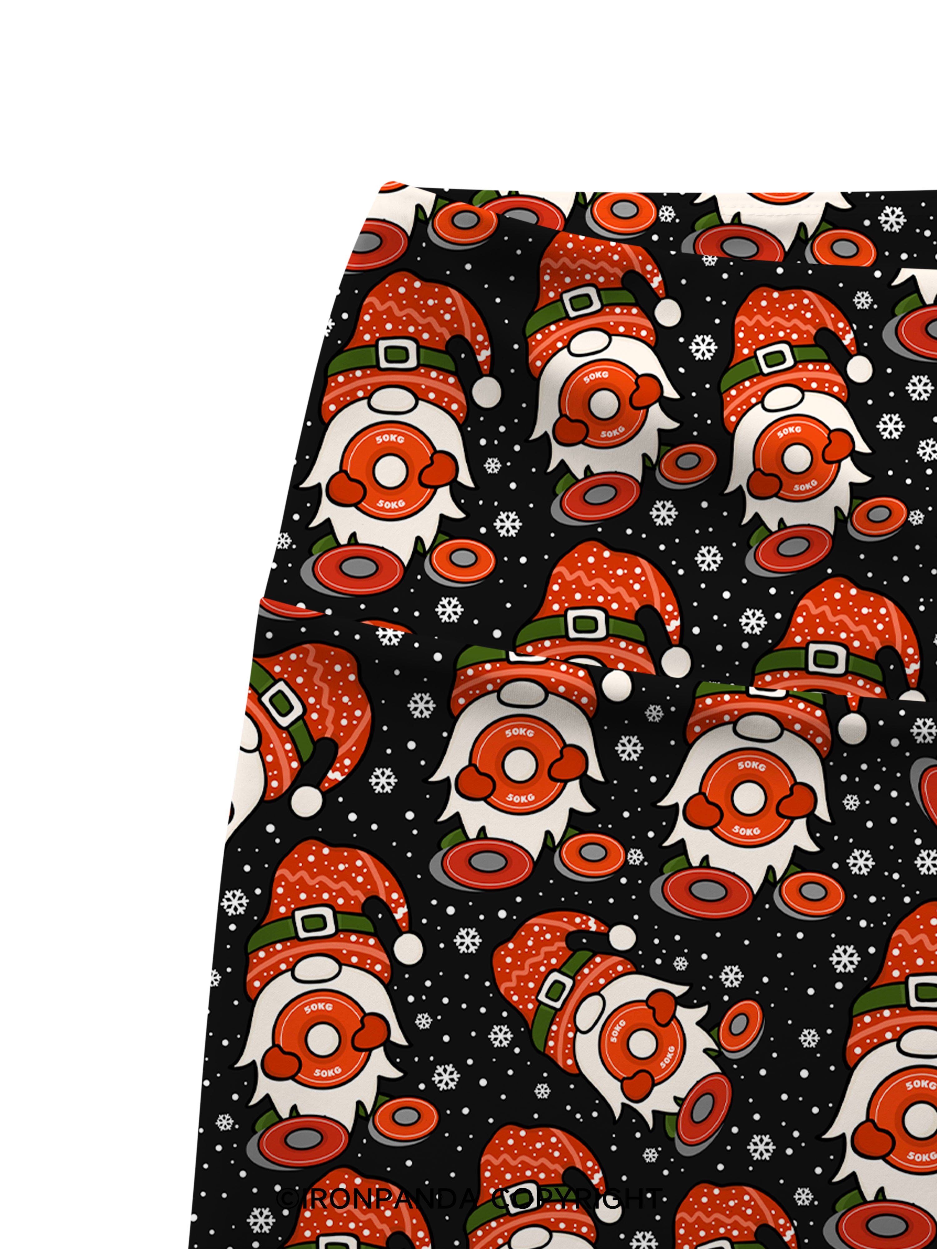 Shhh I'm Doing Math Printed Yoga Cycling Shorts