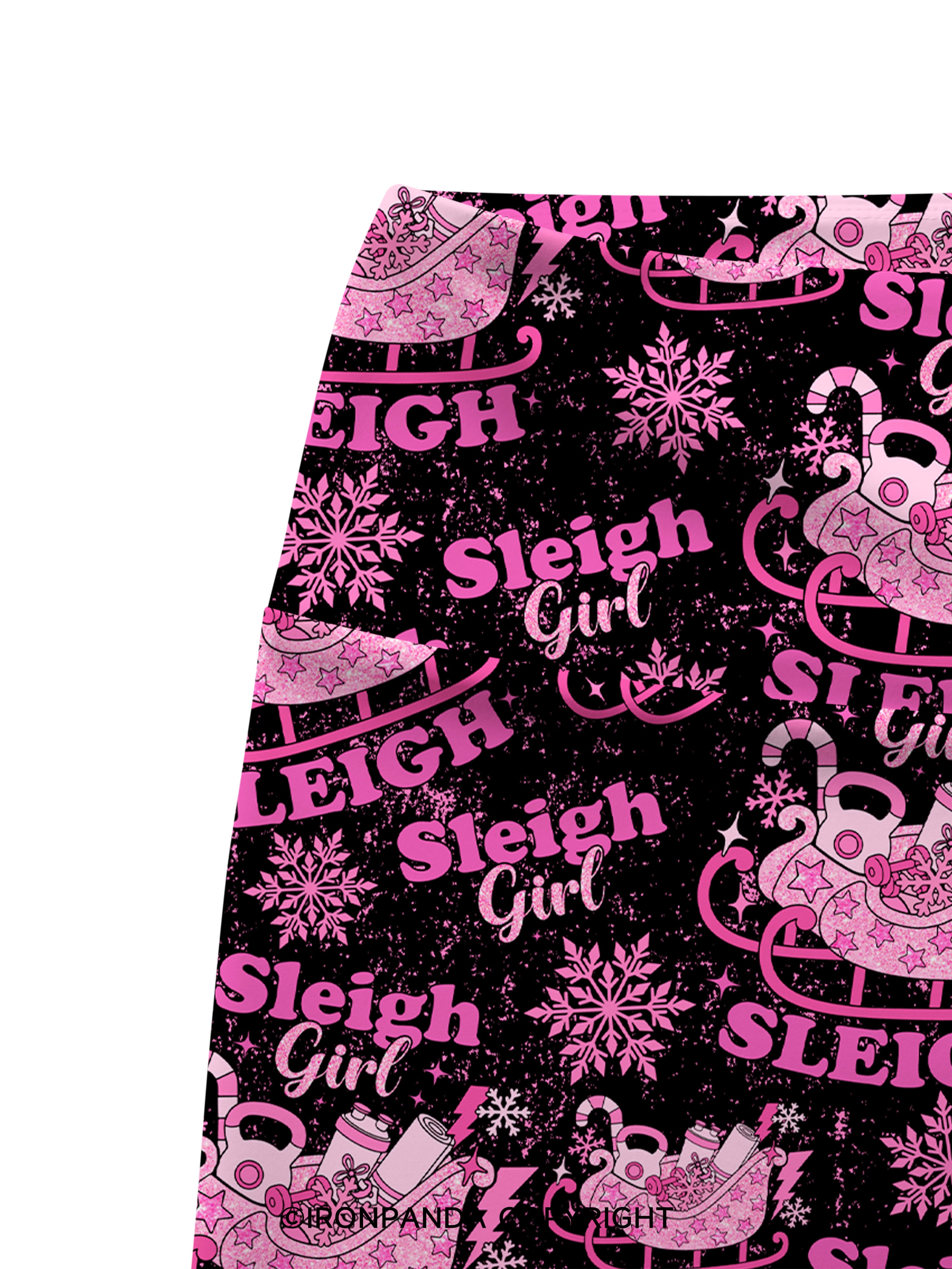 sleigh girl sleigh Printed Yoga Cycling Shorts