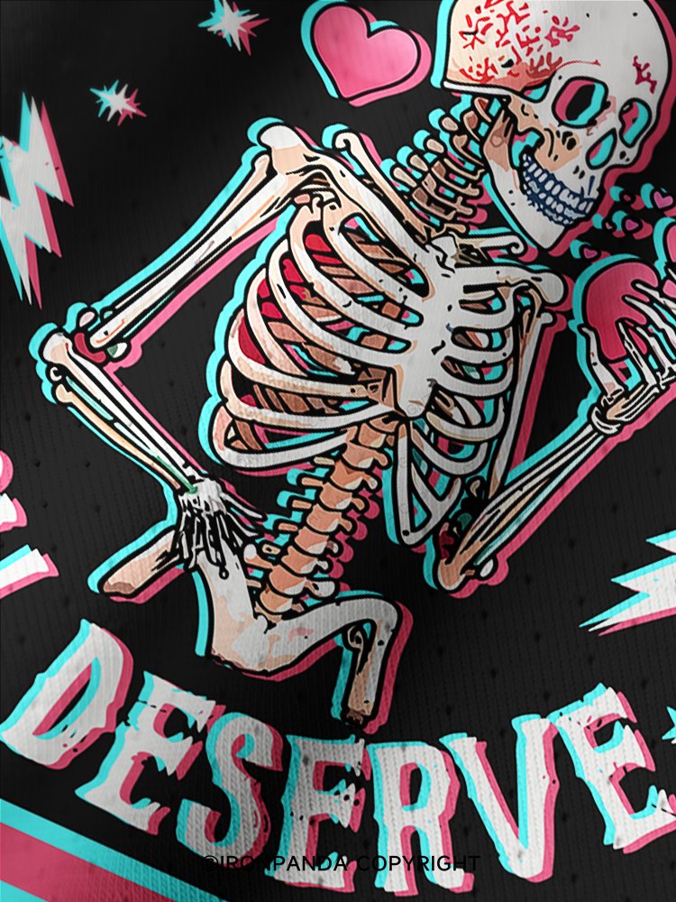 Have The Day You Deserve Skeleton Pro Mesh Jersey
