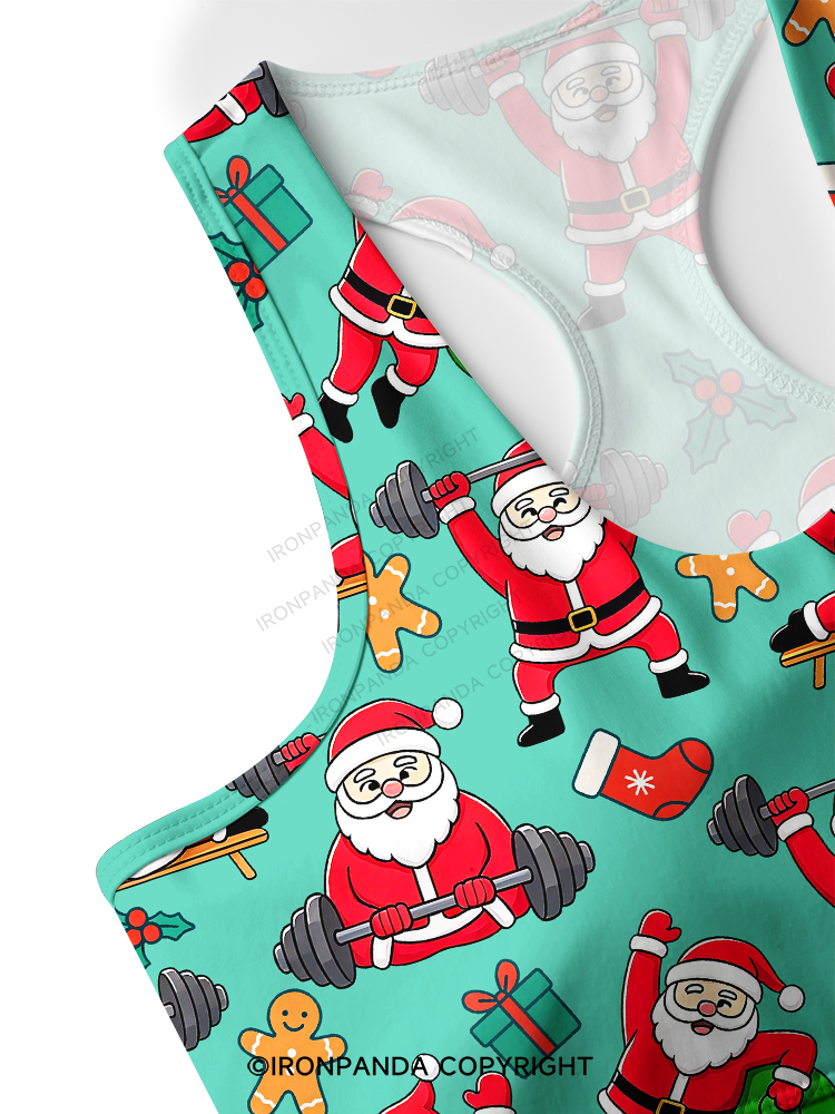 Santa Fitness Collection Racerback Sports Bra