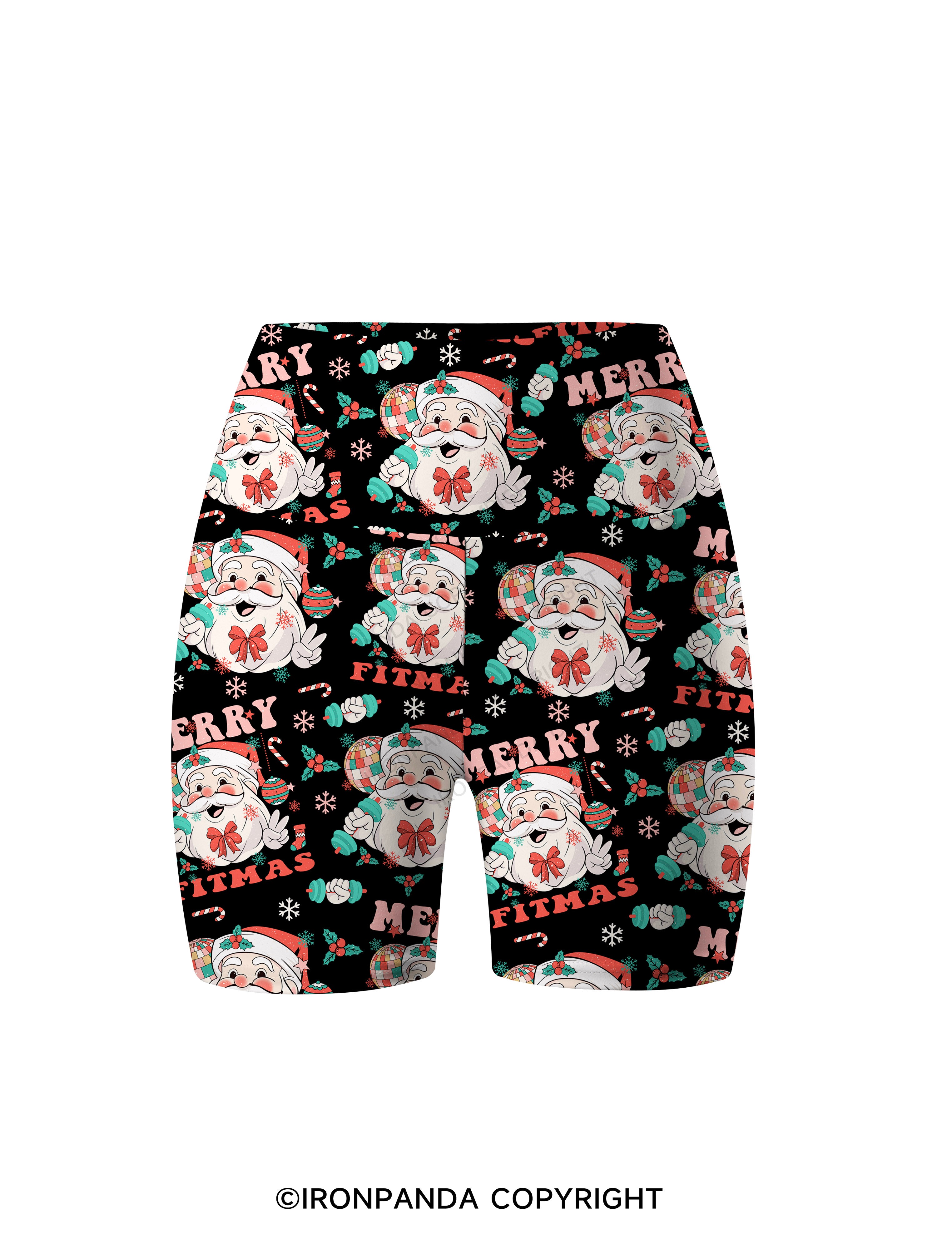 MERRY FITMAS Printed Yoga Cycling Shorts