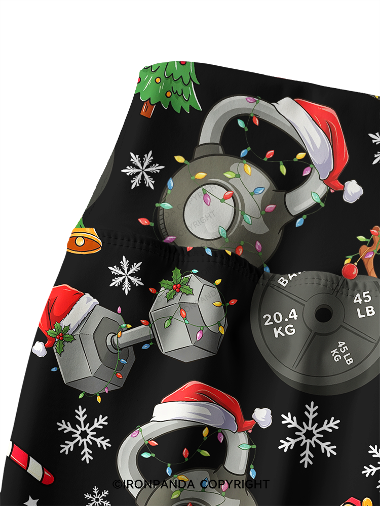 Christmas Fitness Printed Yoga Pants