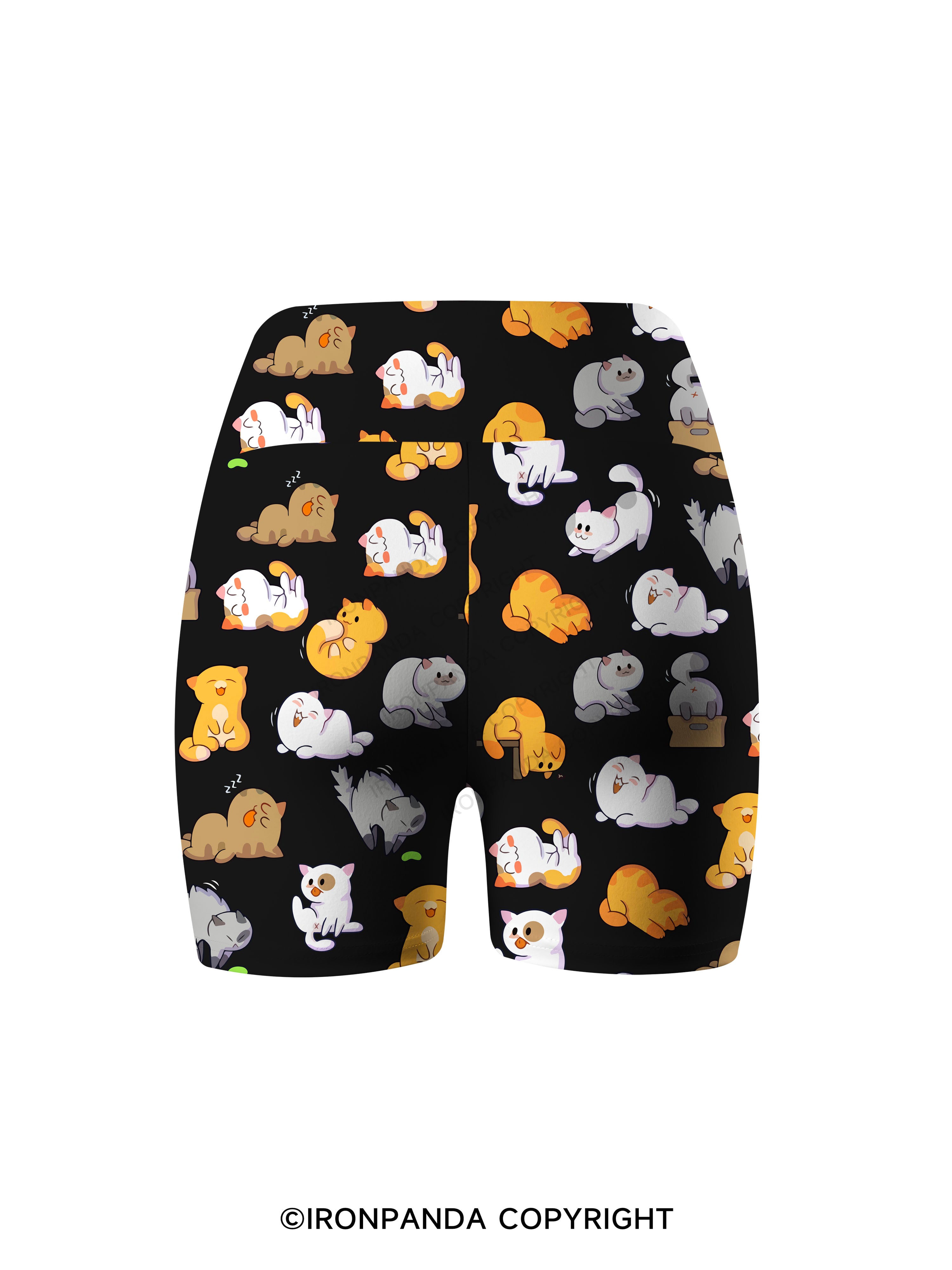CAT YOGA Printed Yoga Cycling Shorts