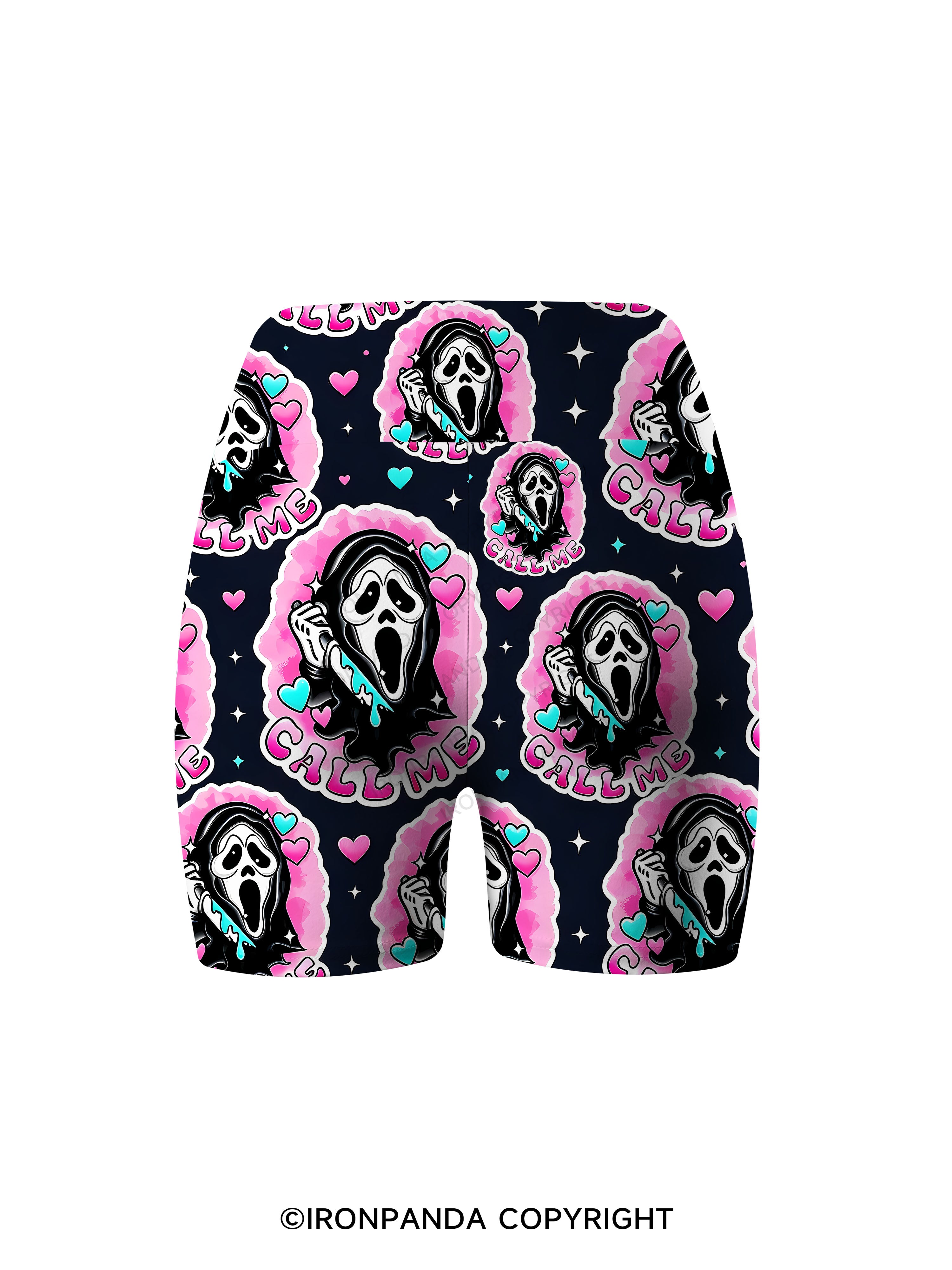 call me Printed Yoga Cycling Shorts