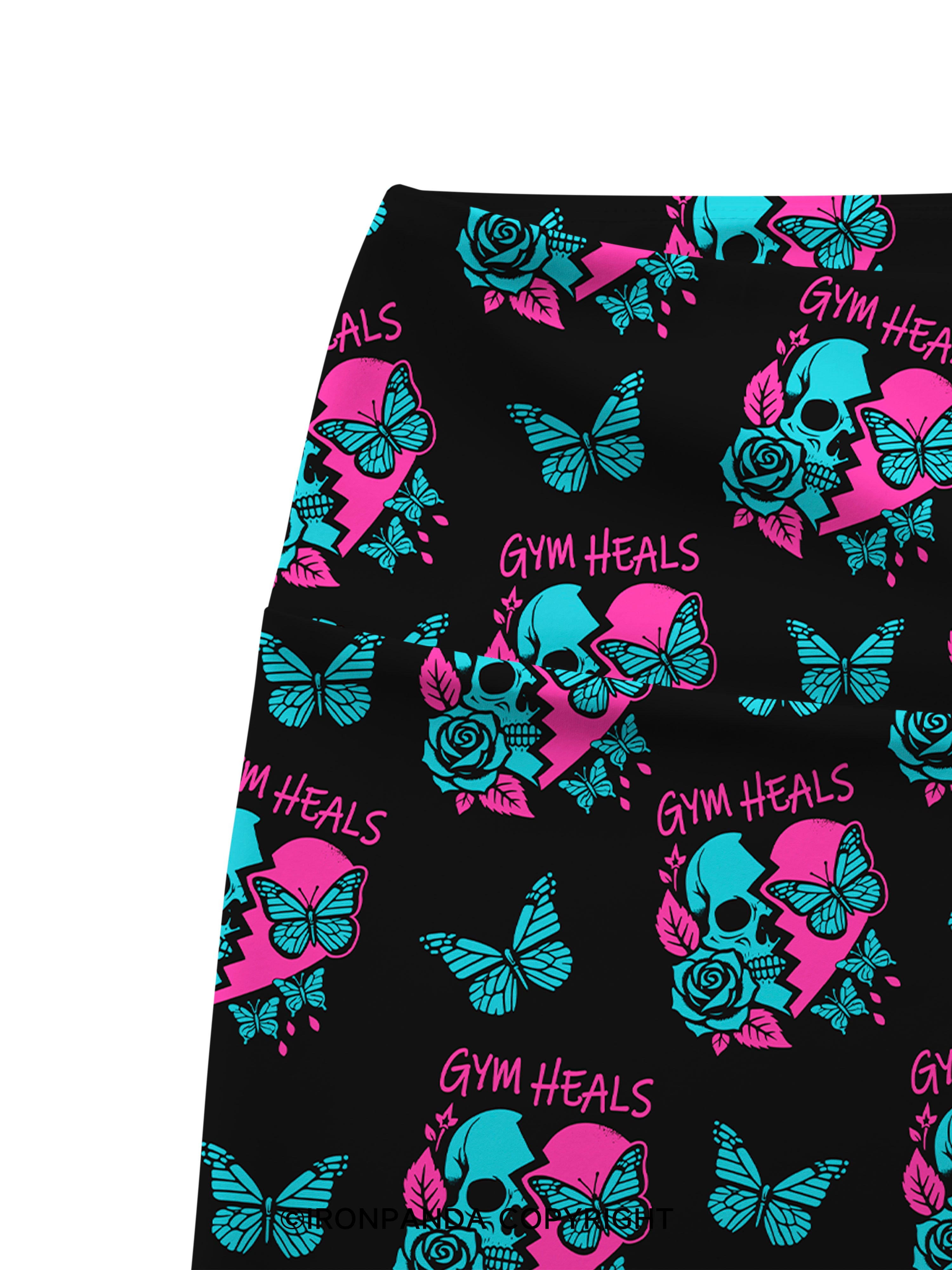 gym heals Printed Yoga Cycling Shorts