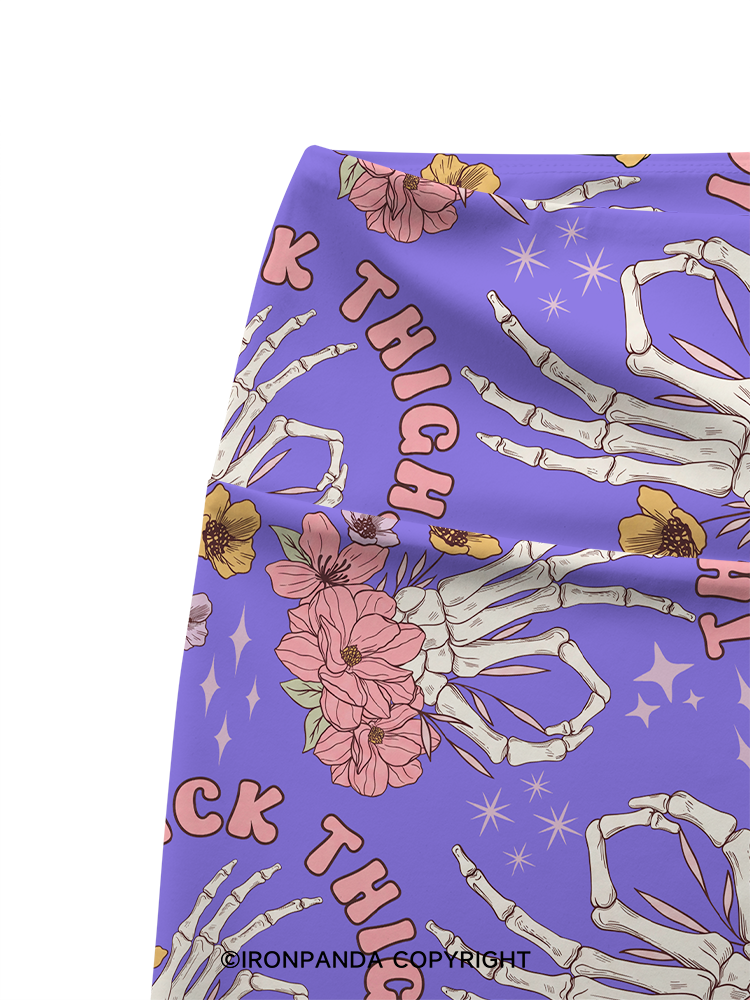 Funny Workout Printed Yoga Cycling Shorts
