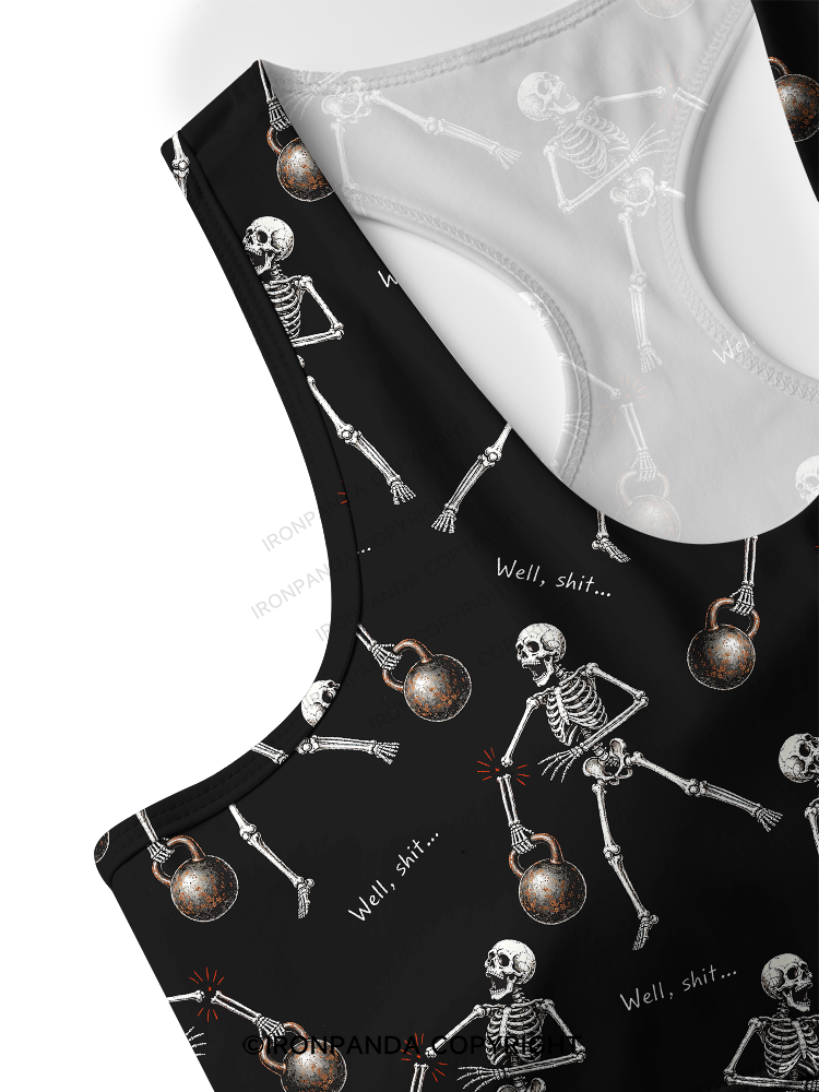Well Shit... Racerback Sports Bra