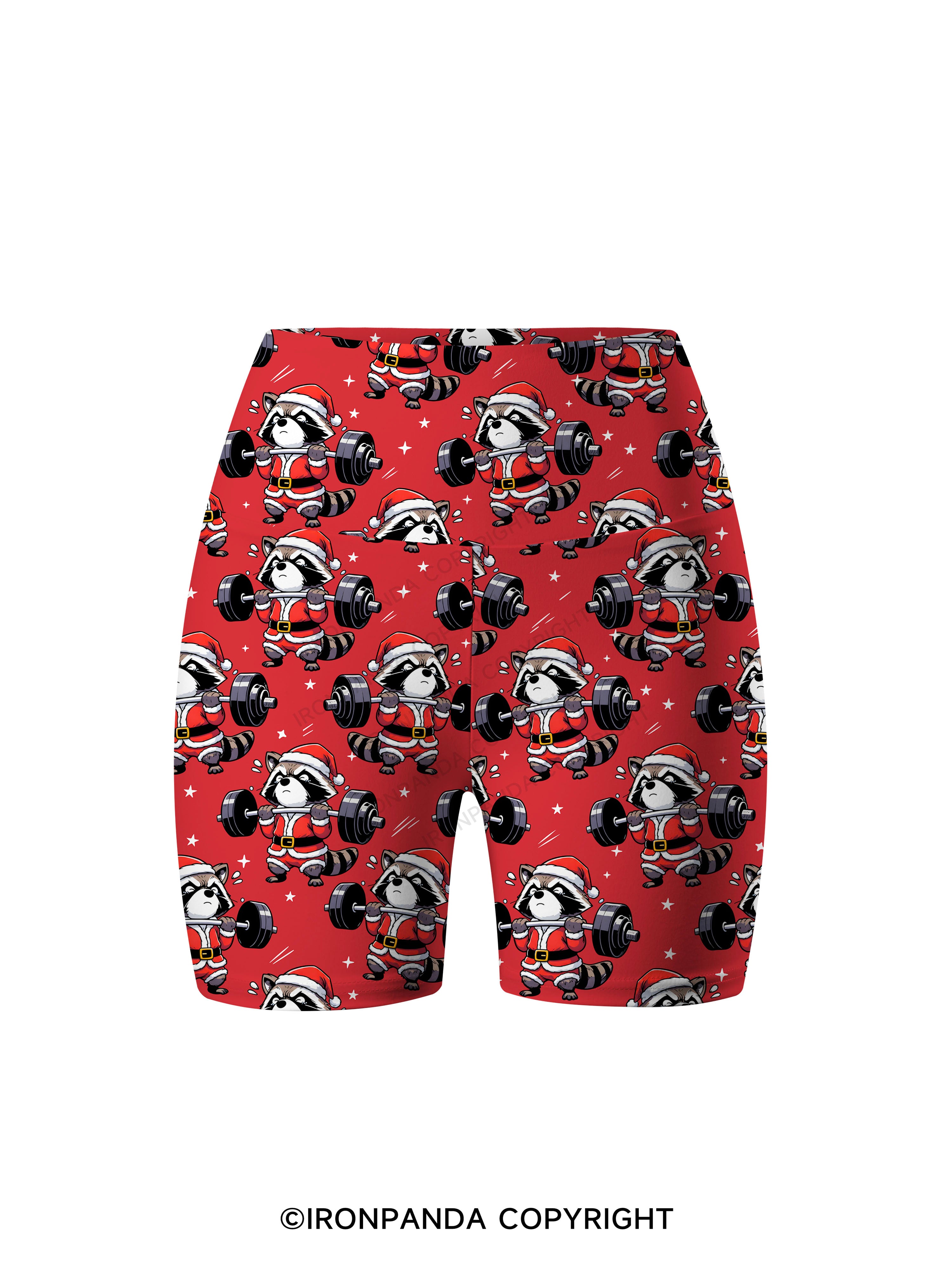 KINDA FIT, SORTA JOLLY Printed Yoga Cycling Shorts