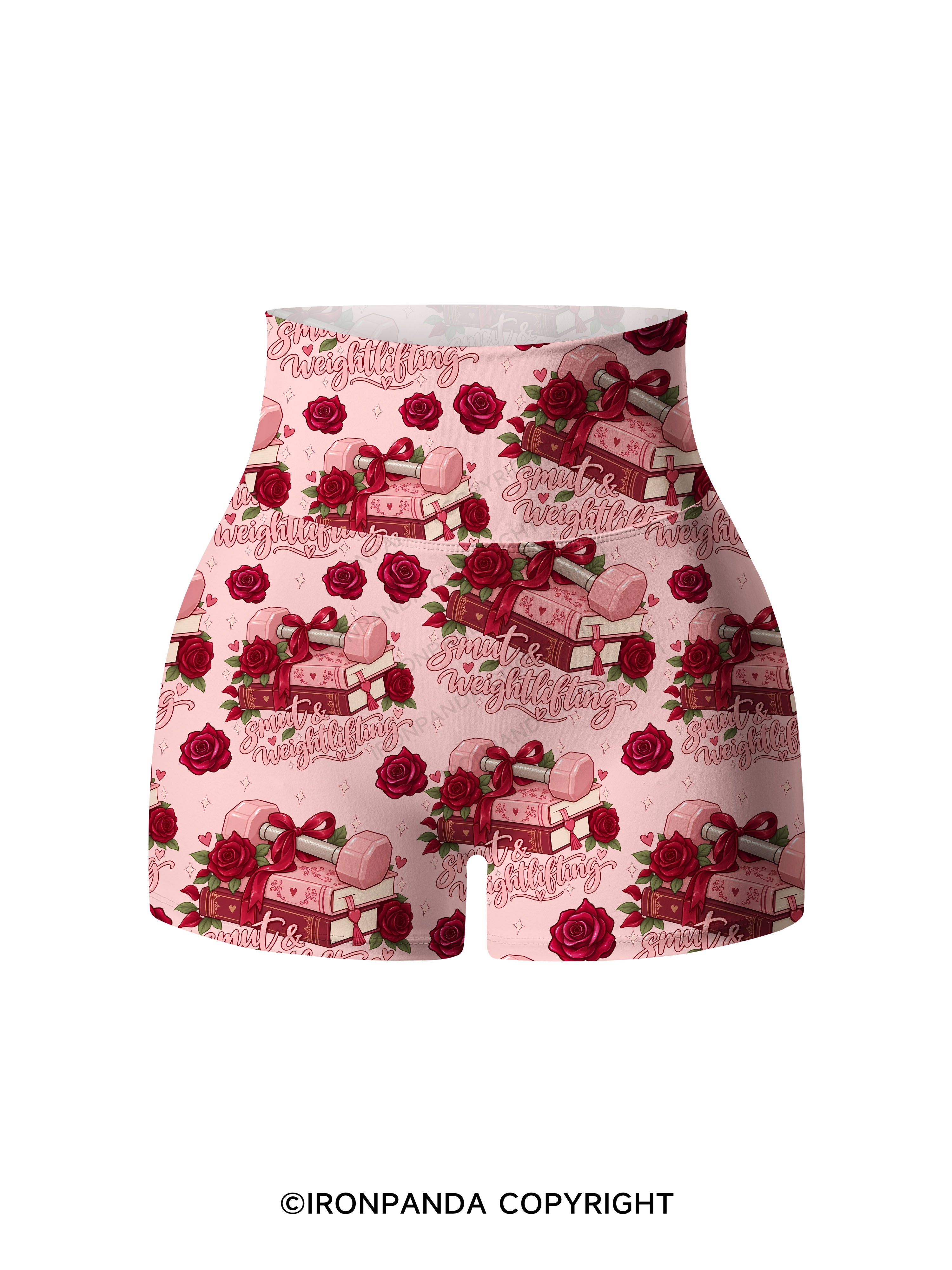 Smut & Weightlifting Printed Yoga Shorts
