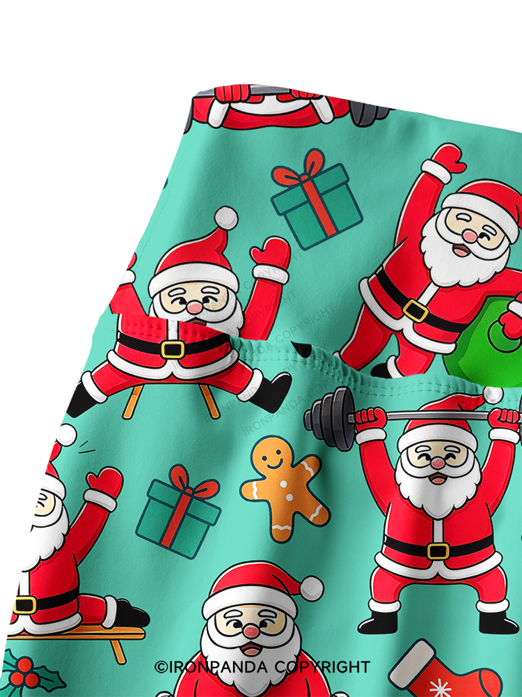 Santa Fitness Collection Printed Yoga Pants