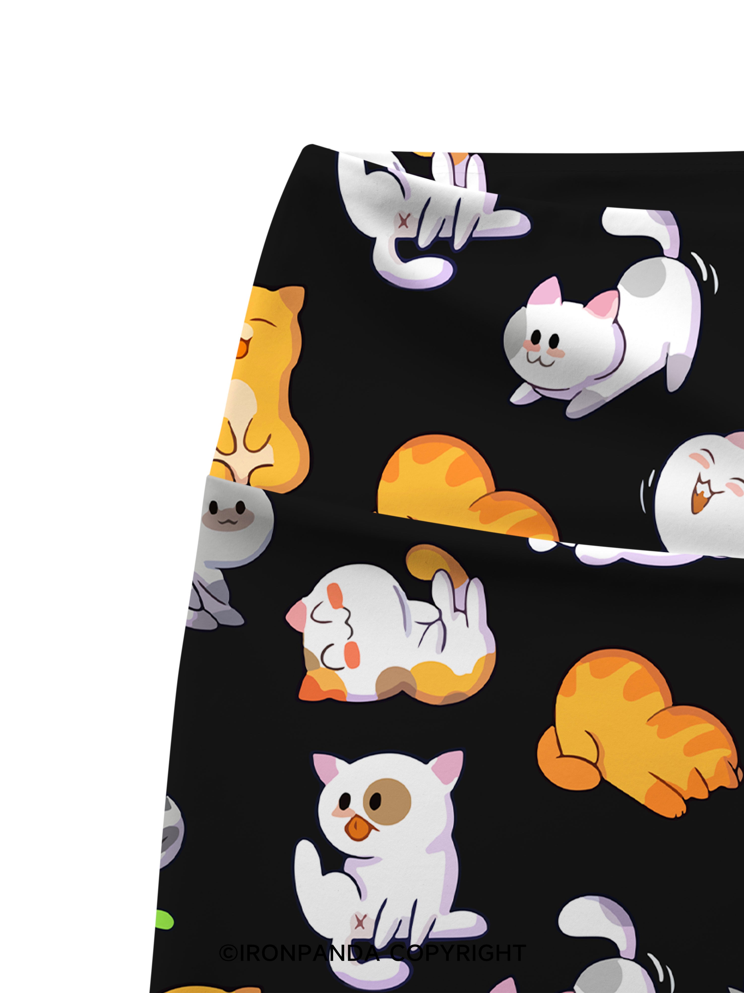 CAT YOGA Printed Yoga Cycling Shorts