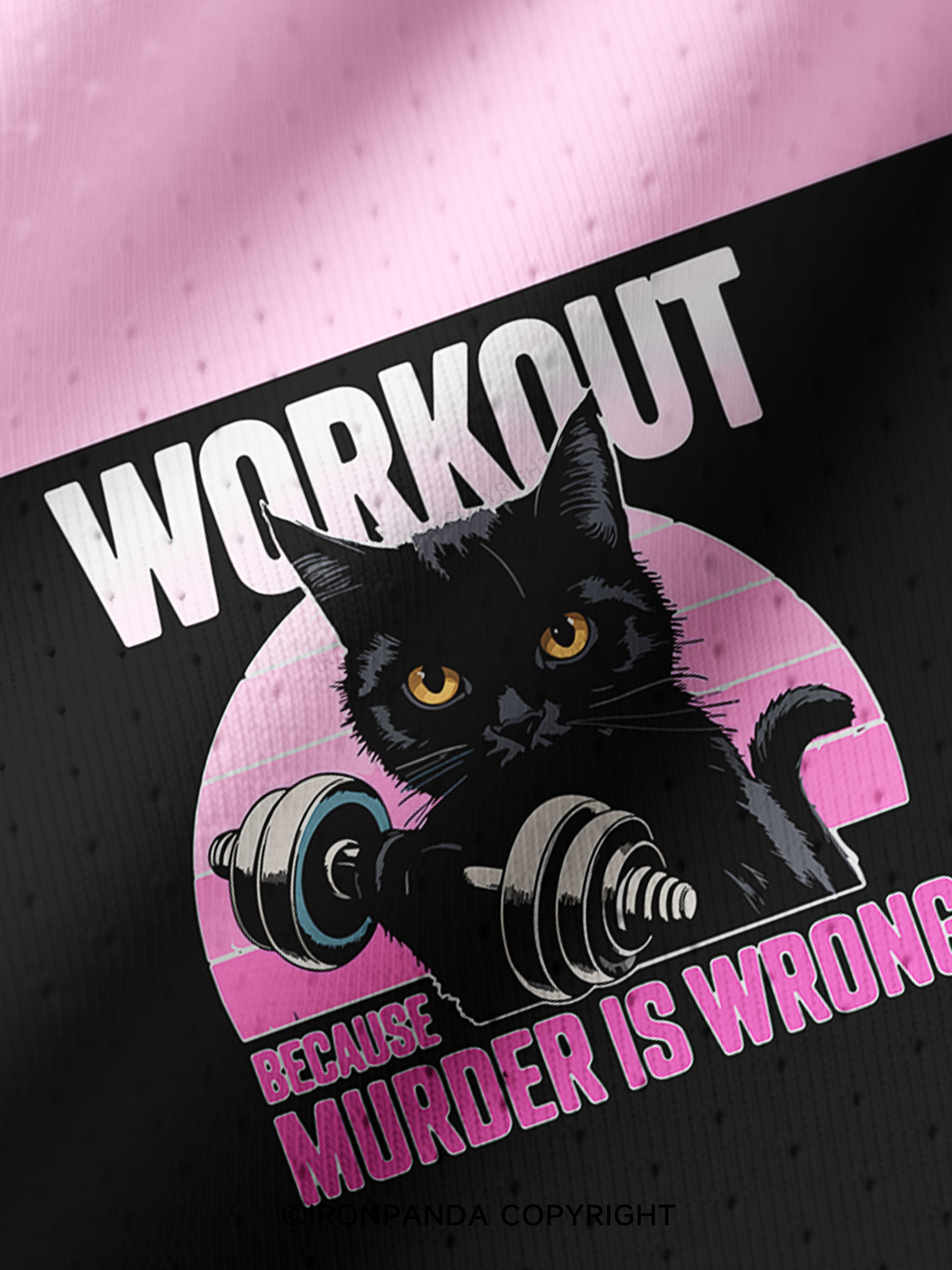 WORKOUT BECAUSE MURDER IS WRONG Pro Mesh Jersey