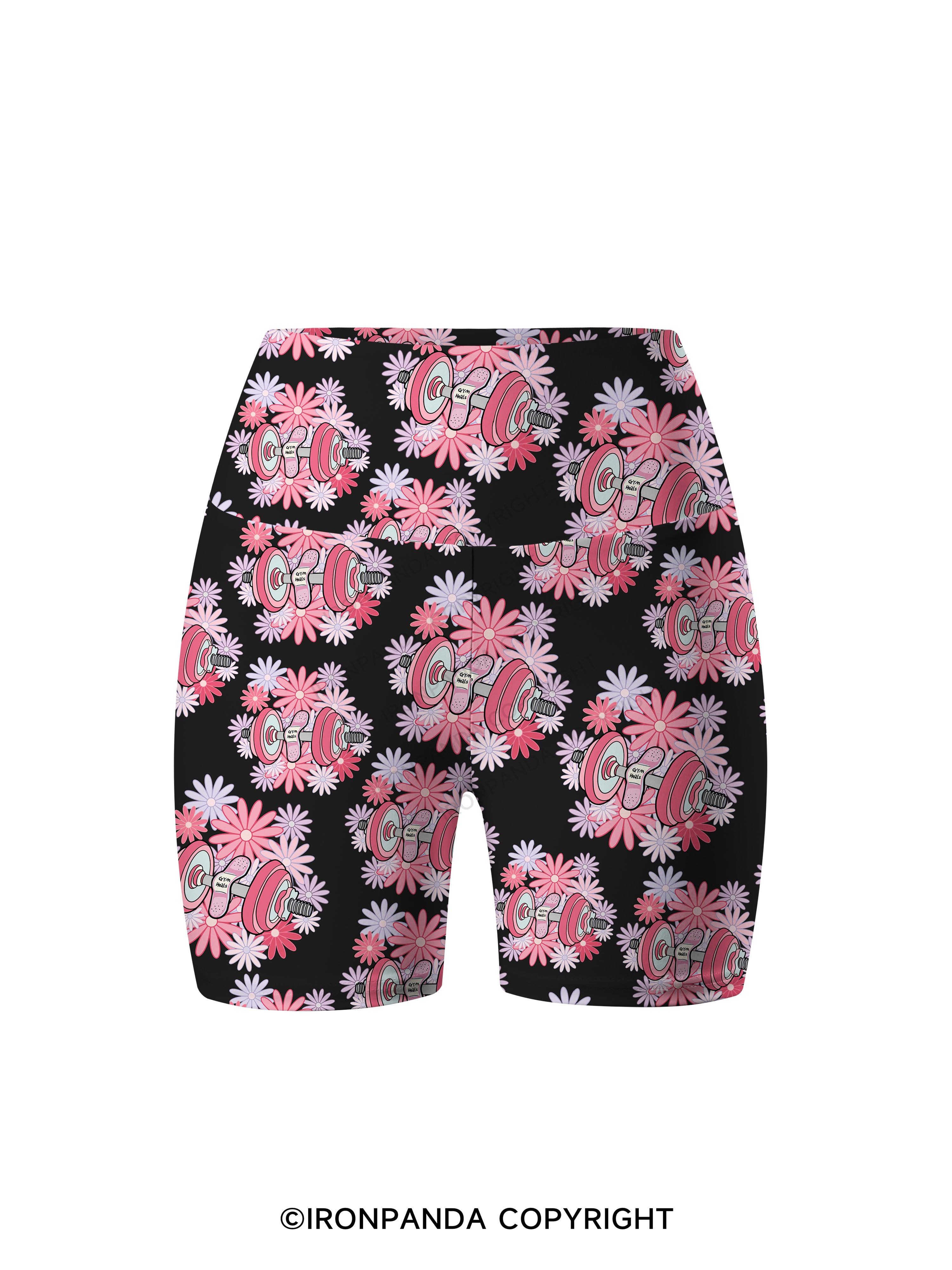 gym heals Printed Yoga Cycling Shorts