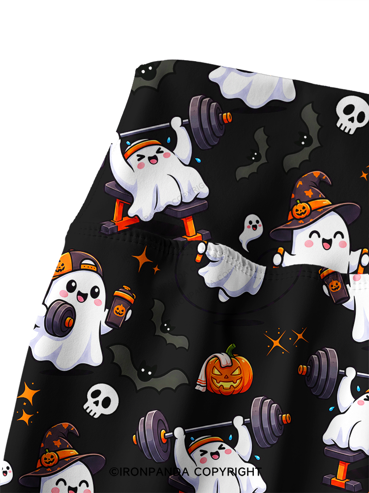 Cute Spooky Workout Printed Yoga Pants