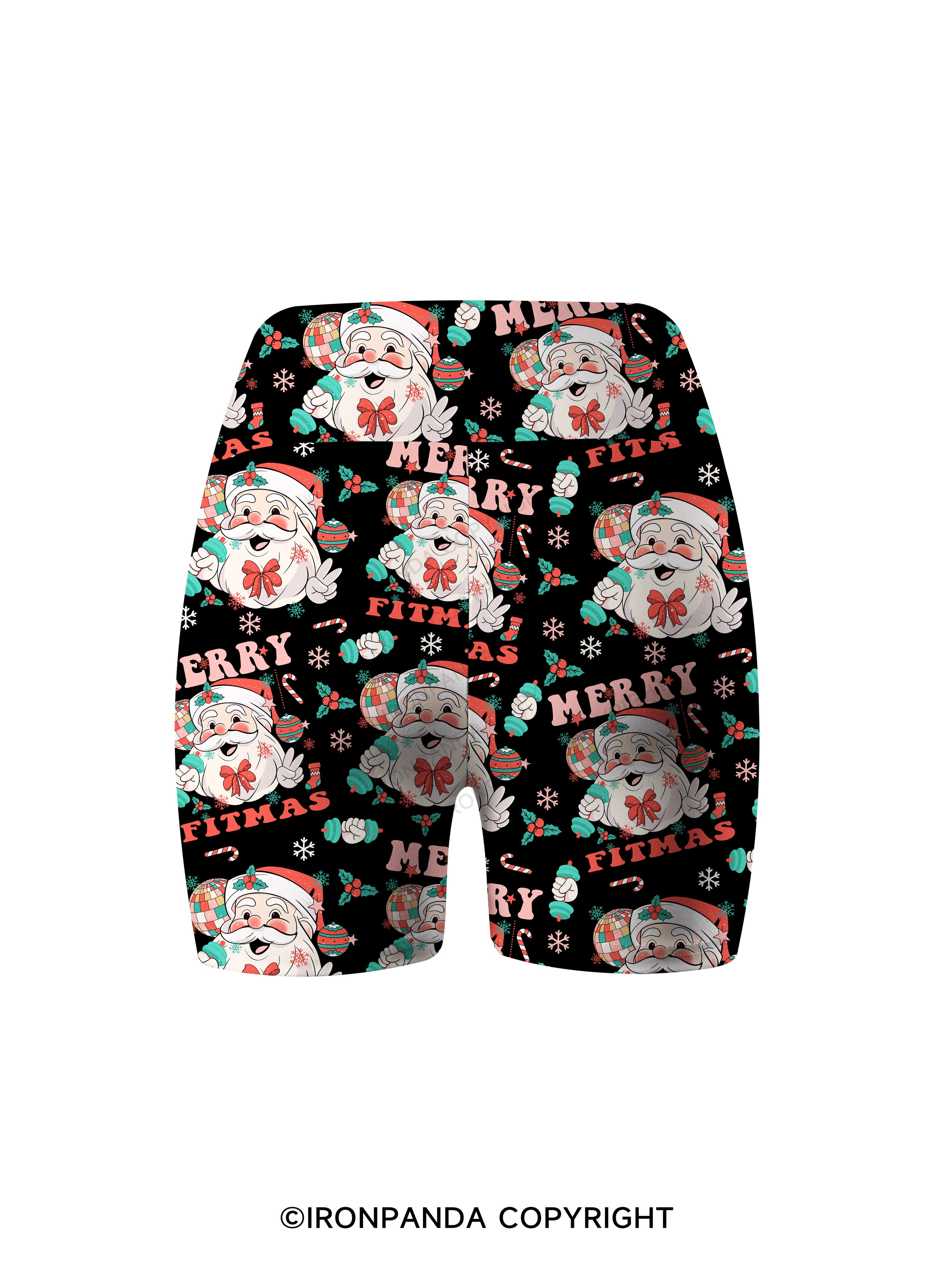 MERRY FITMAS Printed Yoga Cycling Shorts