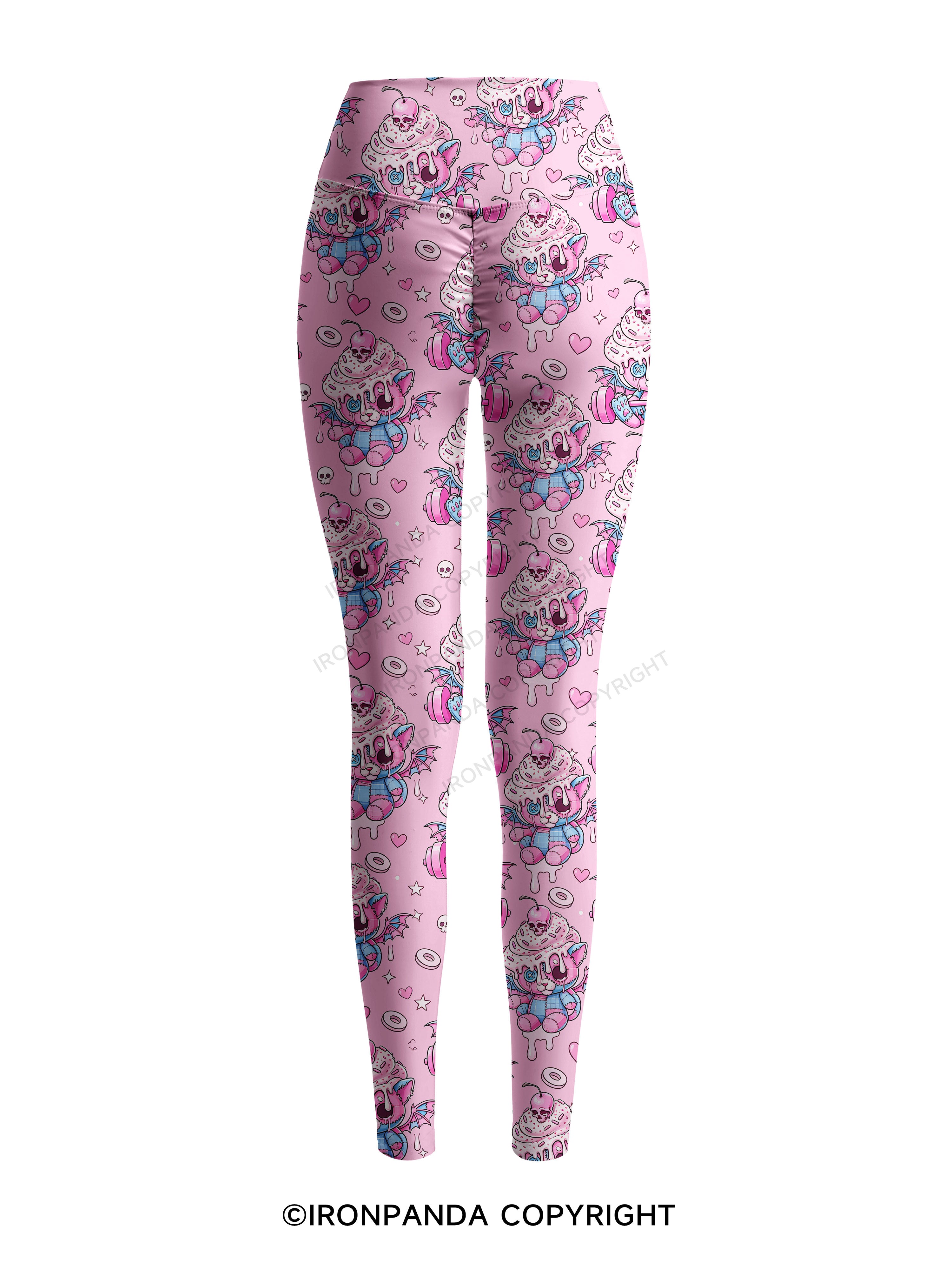 Teddy Deadlift Printed Yoga Pants