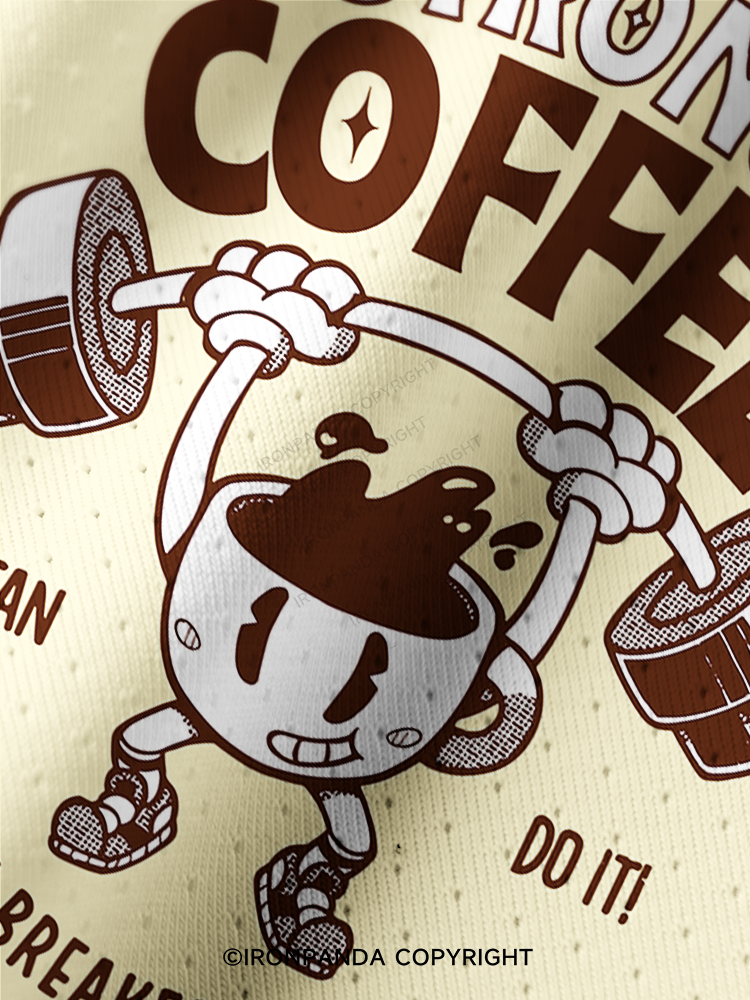 STRONG COFFEE THE BREAKFAST GYM Pro Mesh Jersey