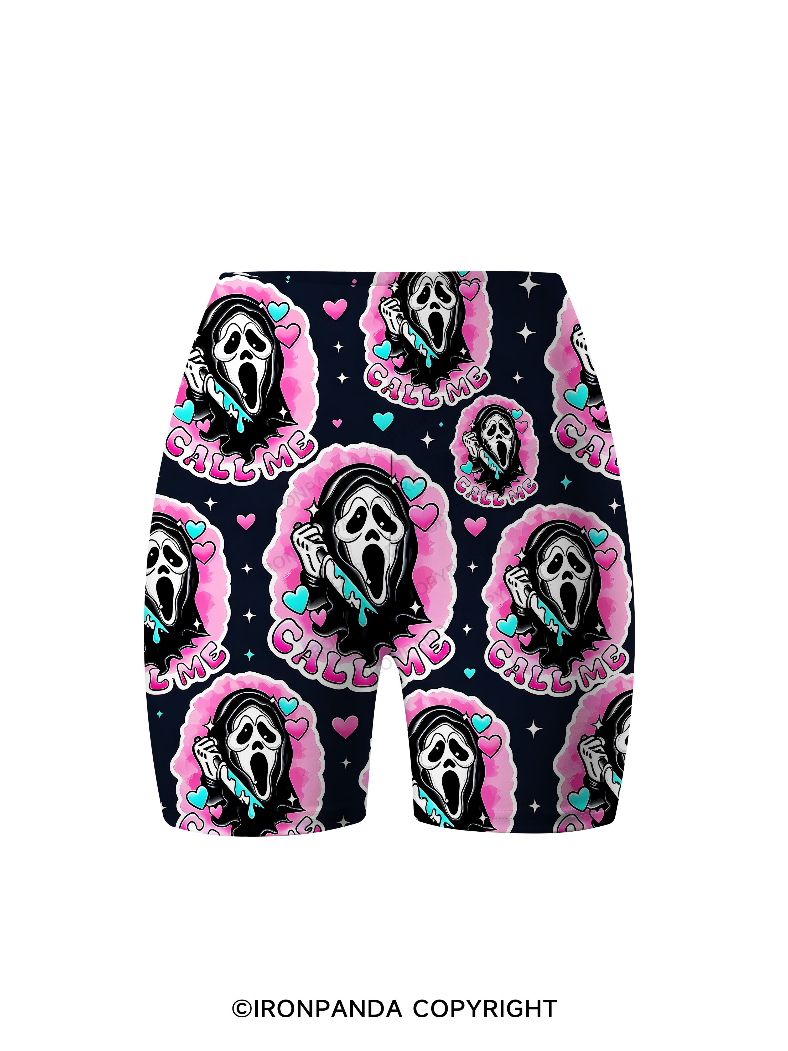 call me Printed Yoga Cycling Shorts