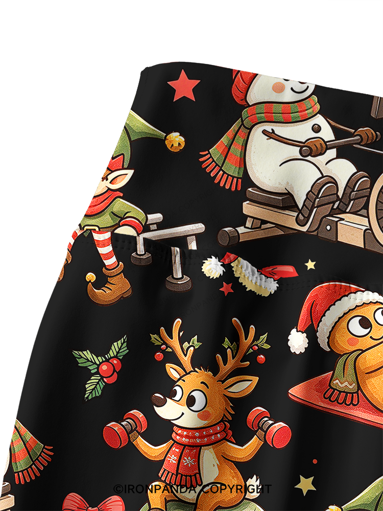Physical Therapy Christmas Printed Yoga Pants