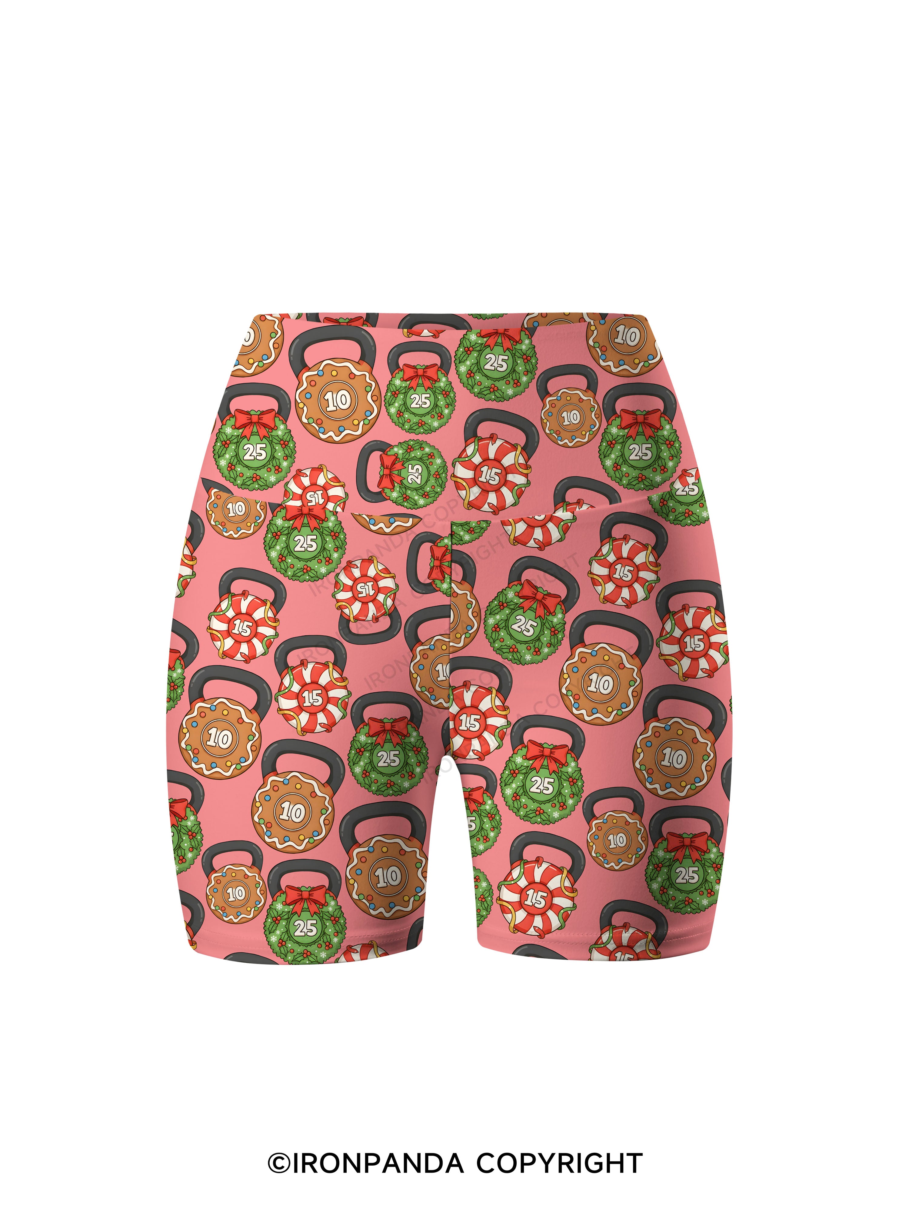 Shhh I'm Doing Math Printed Yoga Cycling Shorts