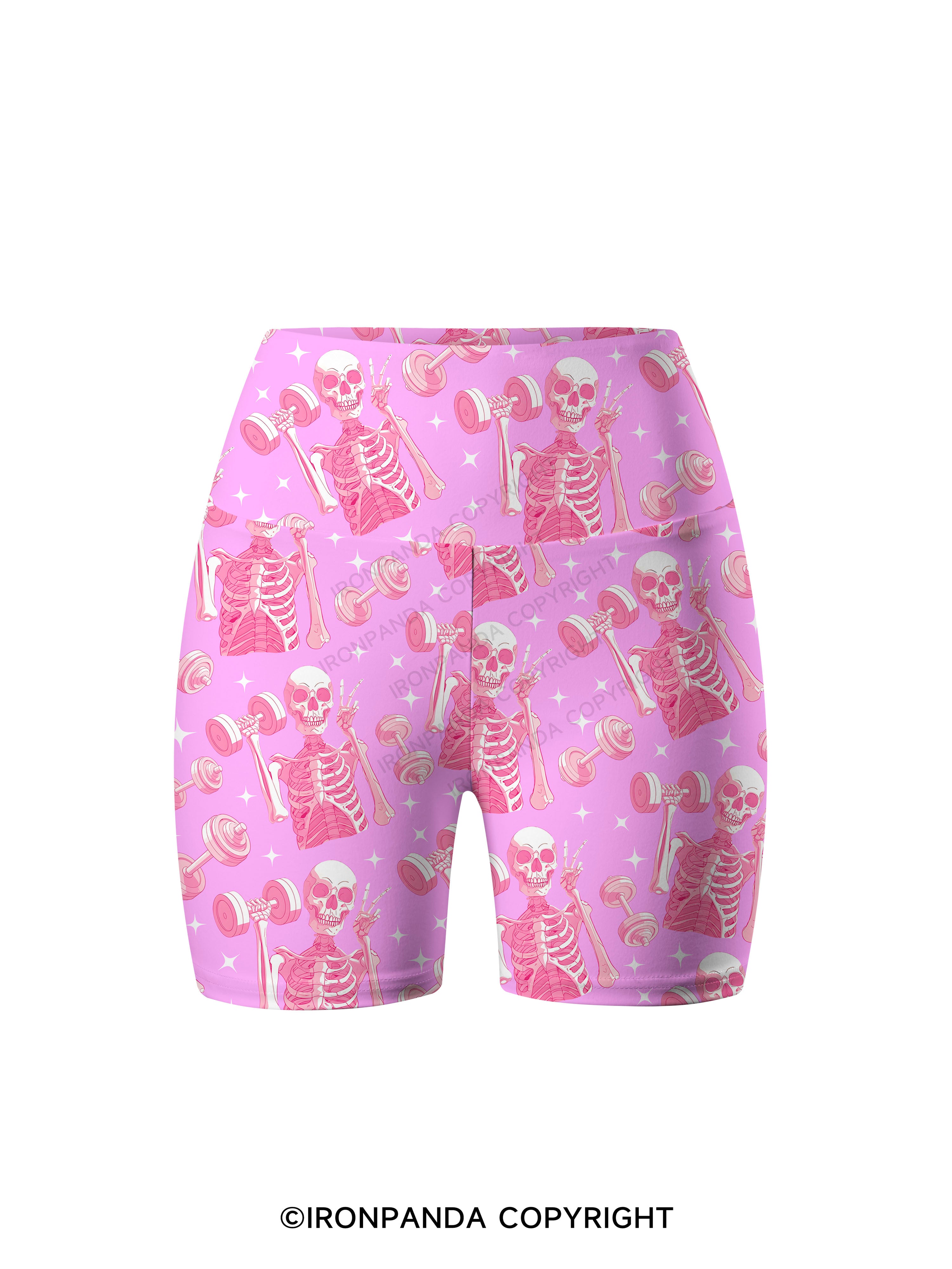 NEVER BETTER Printed Yoga Cycling Shorts