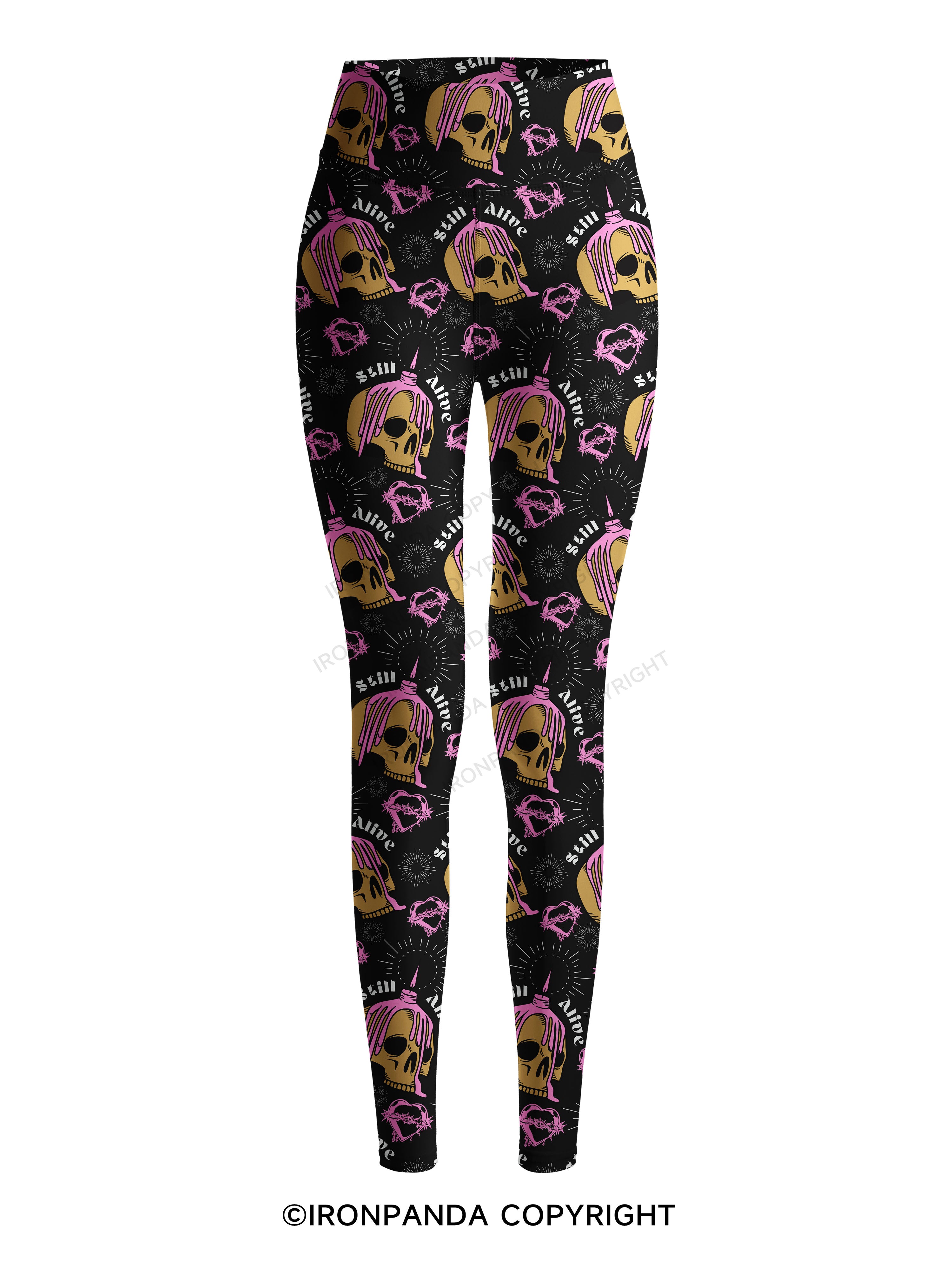STILL ALIVE Gym Printed Yoga Pants