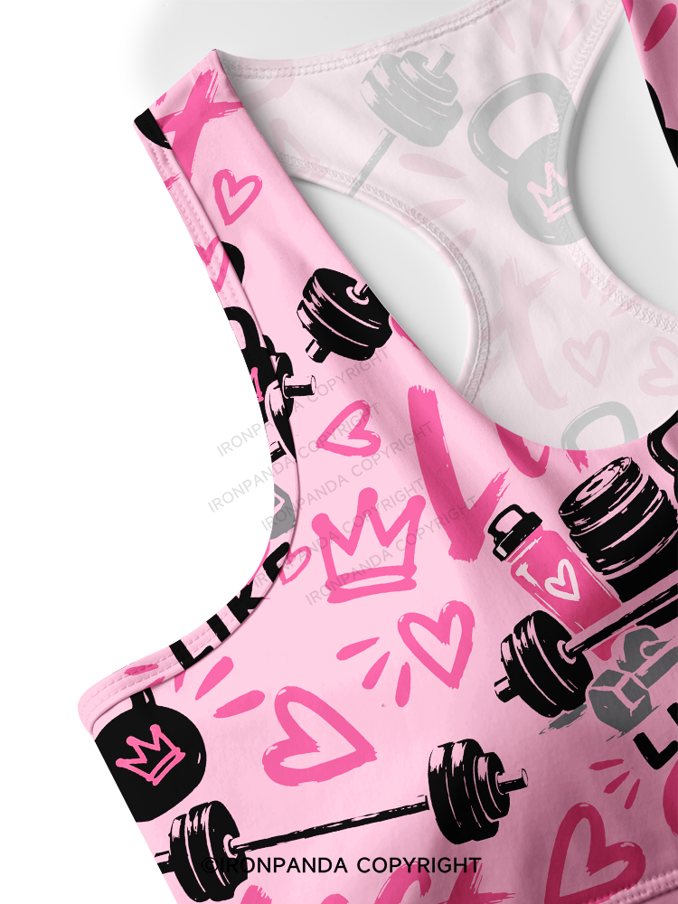 Lift Like a Girl Racerback Sports Bra