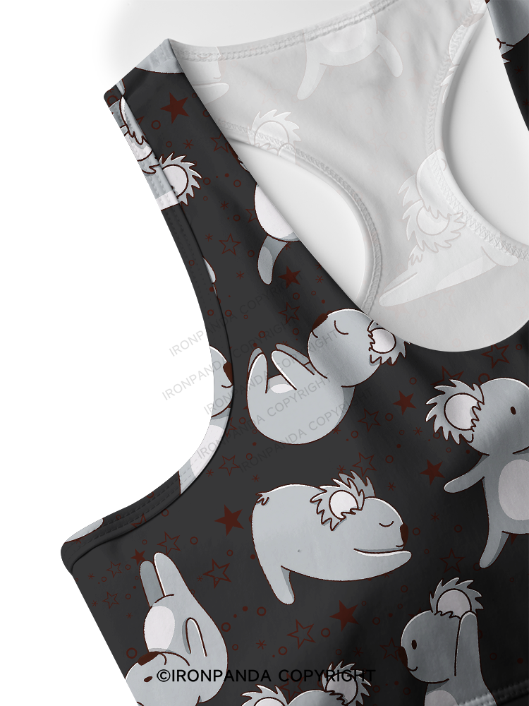 YOGA KOALAS Racerback Sports Bra